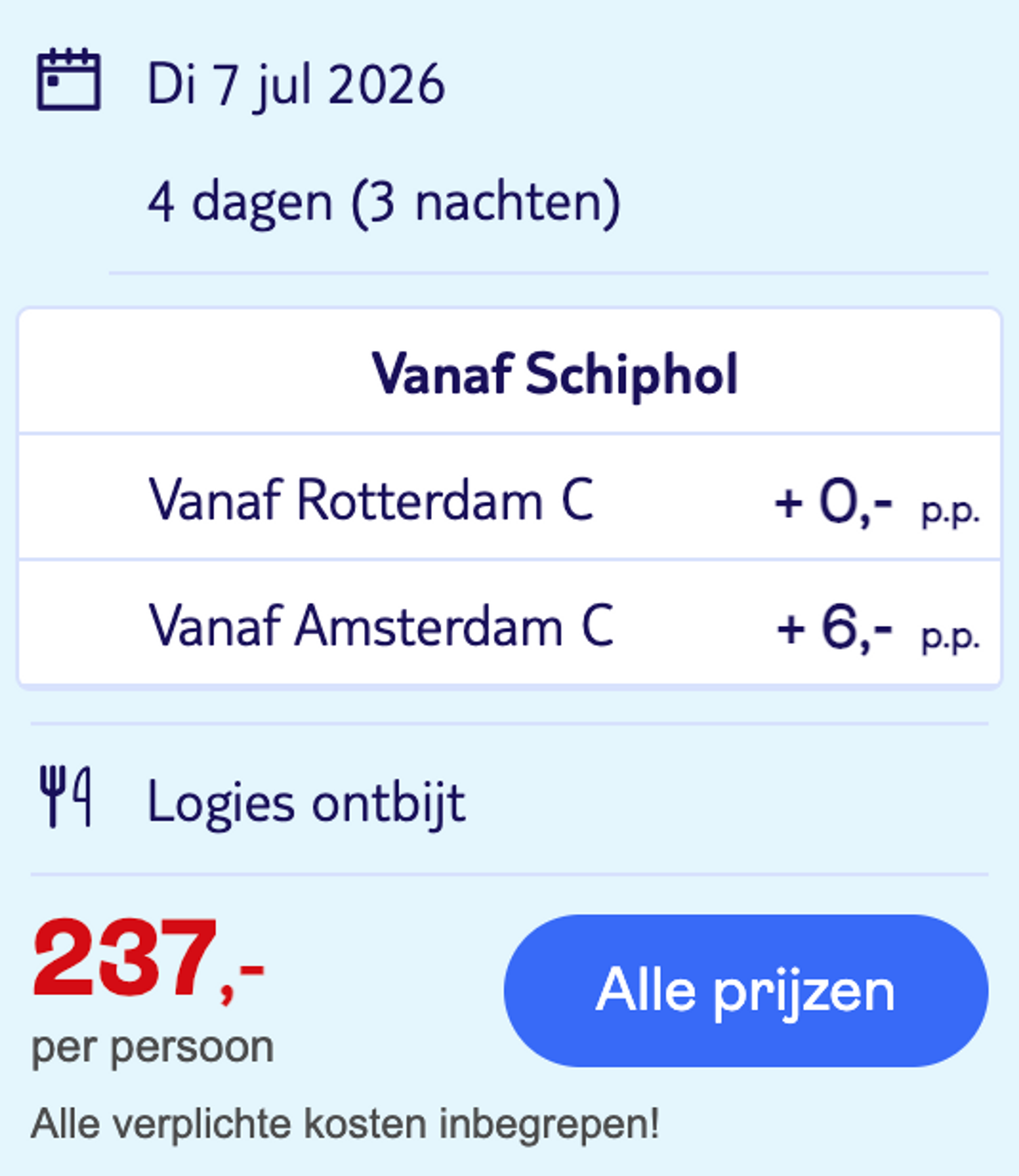 Boekingsvoorbeeld