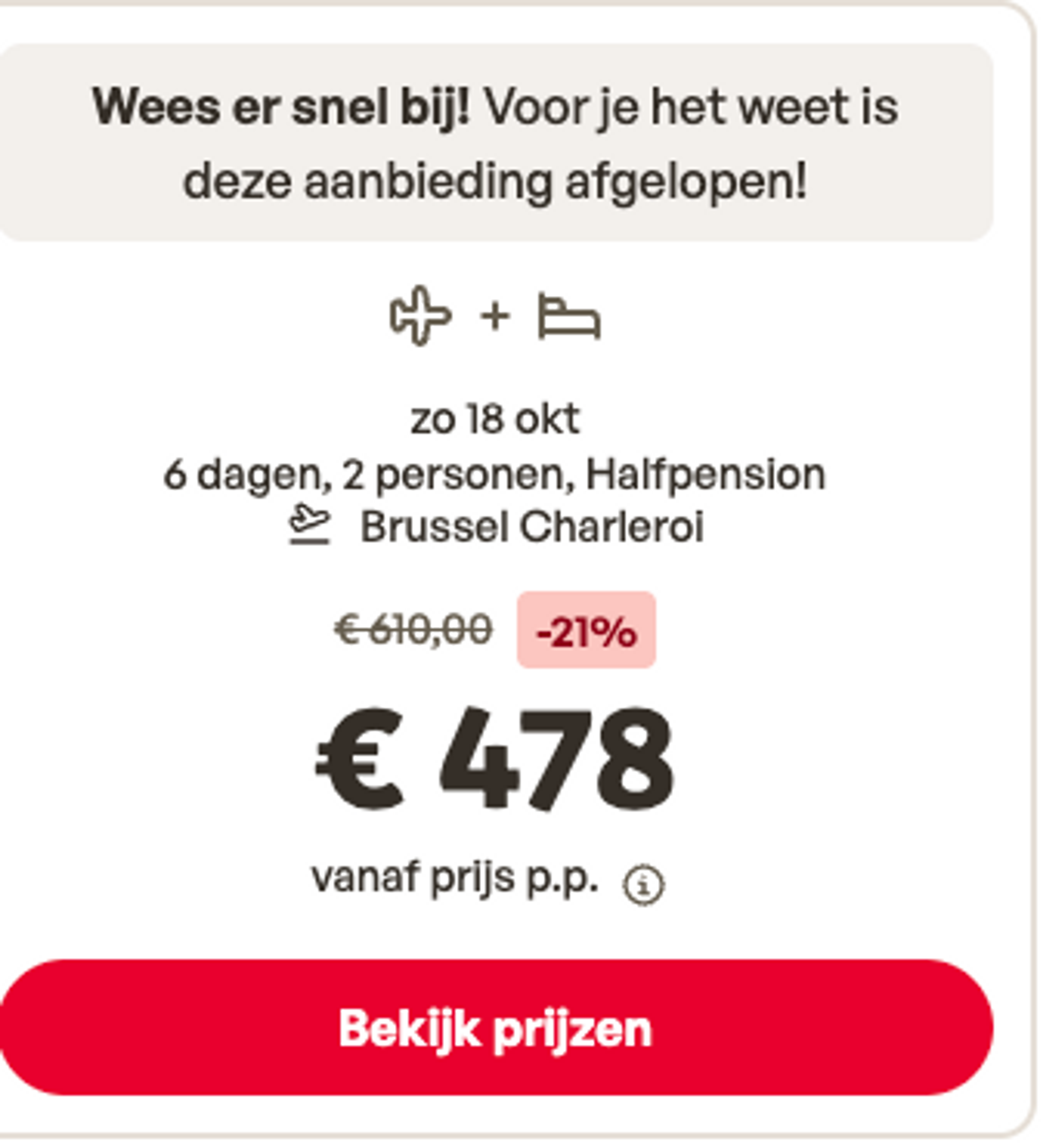 Boekingsvoorbeeld