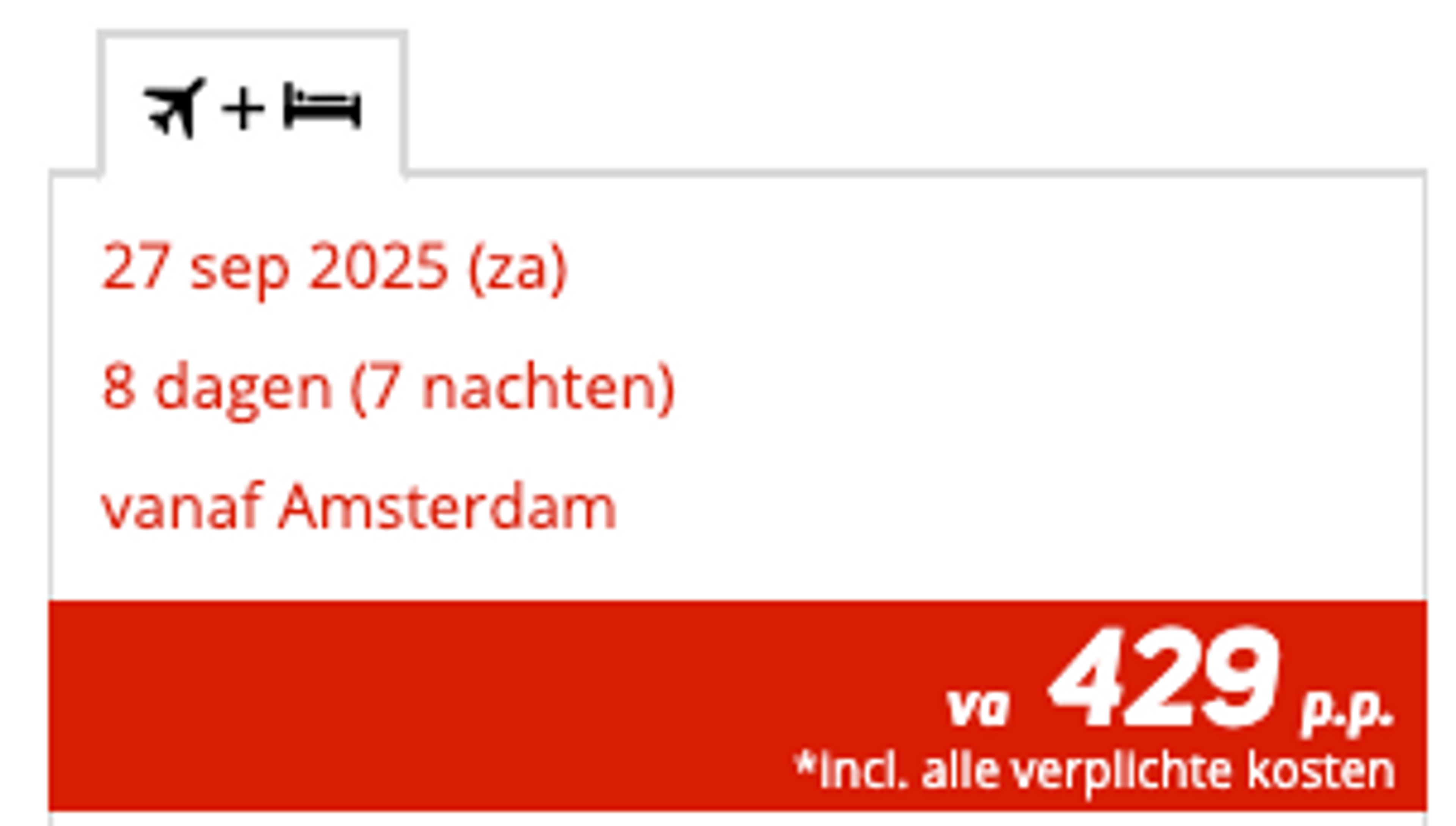 Boekingsvoorbeeld