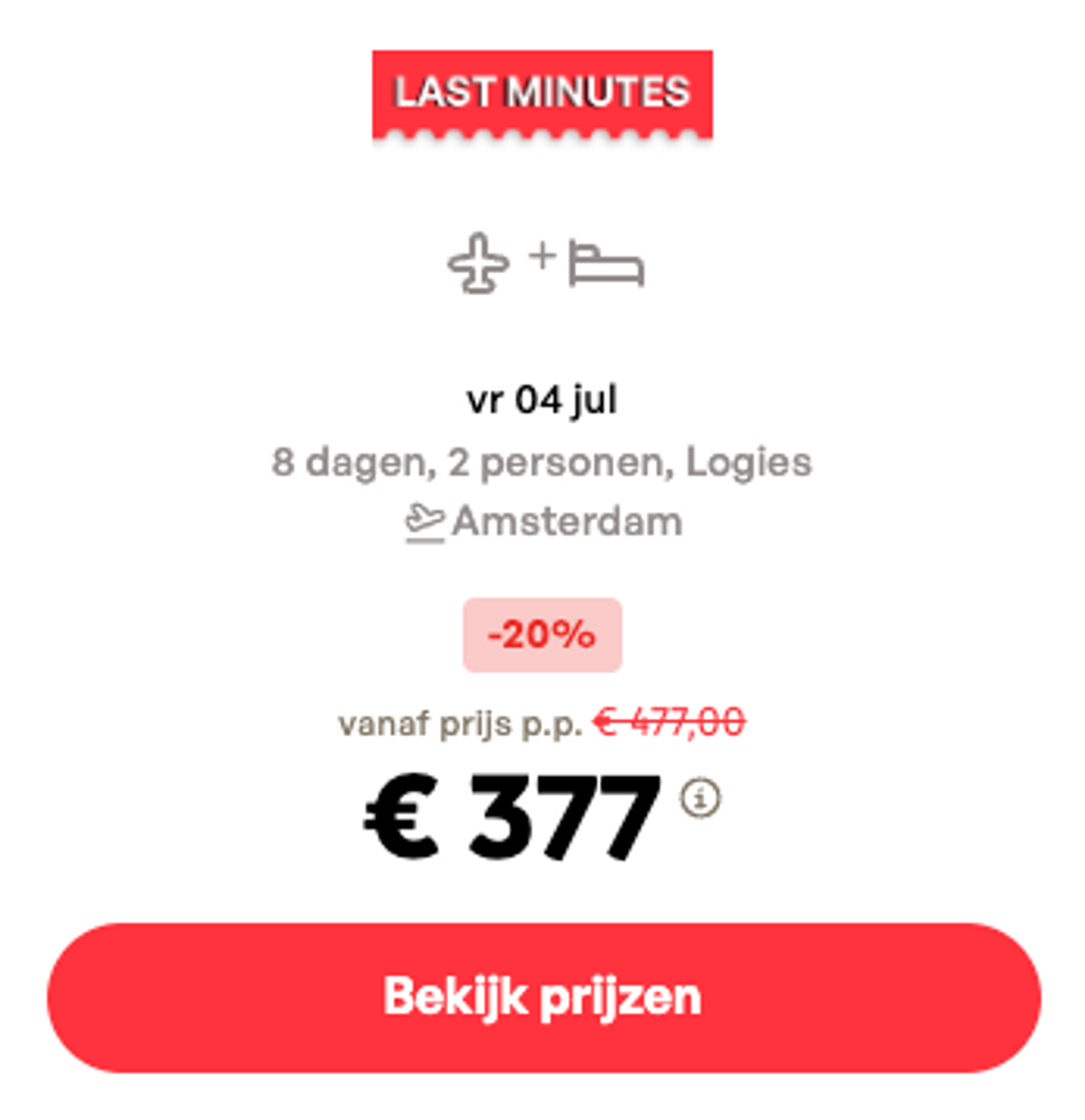 Boekingsvoorbeeld