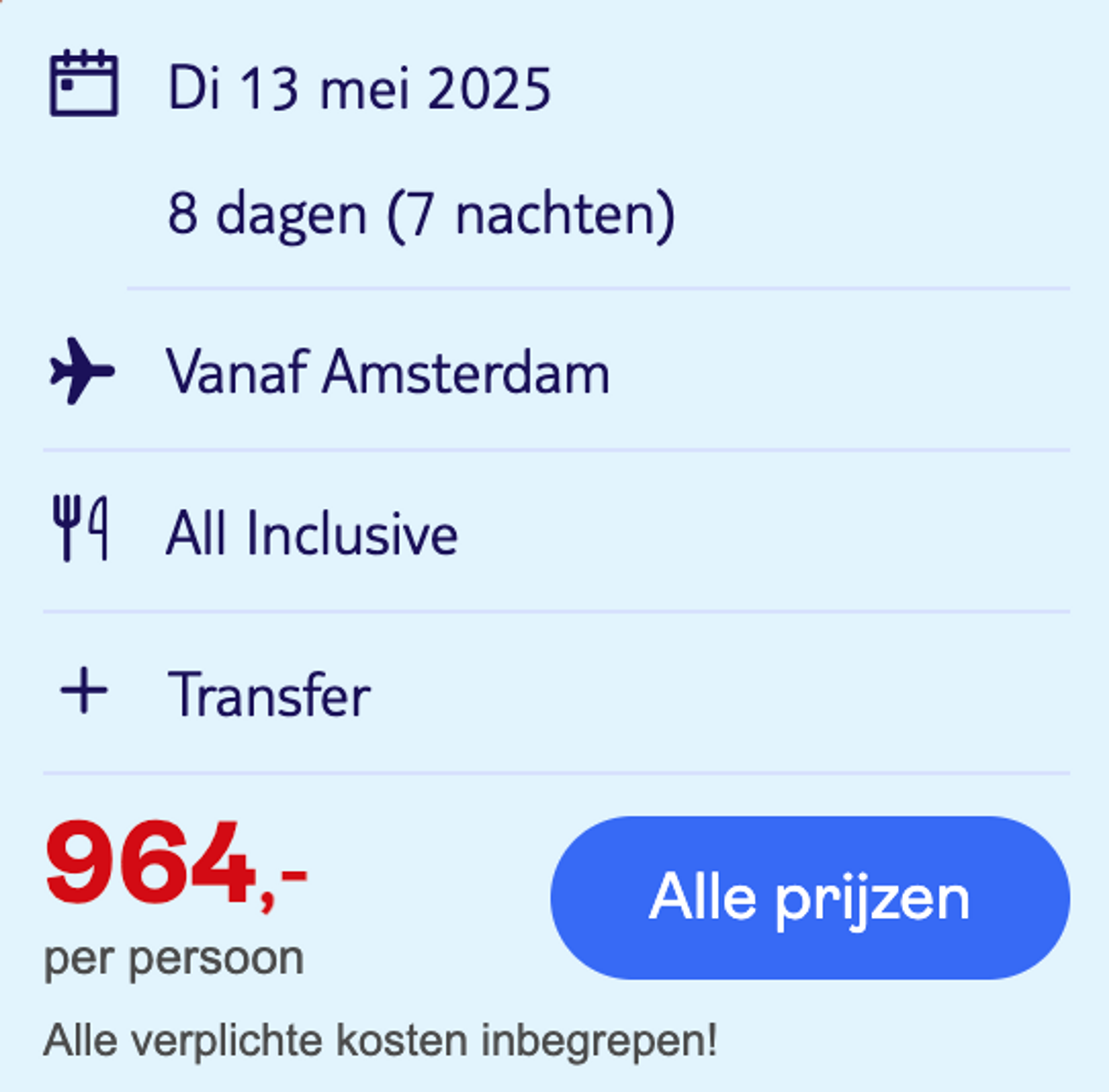 Boekingsvoorbeeld