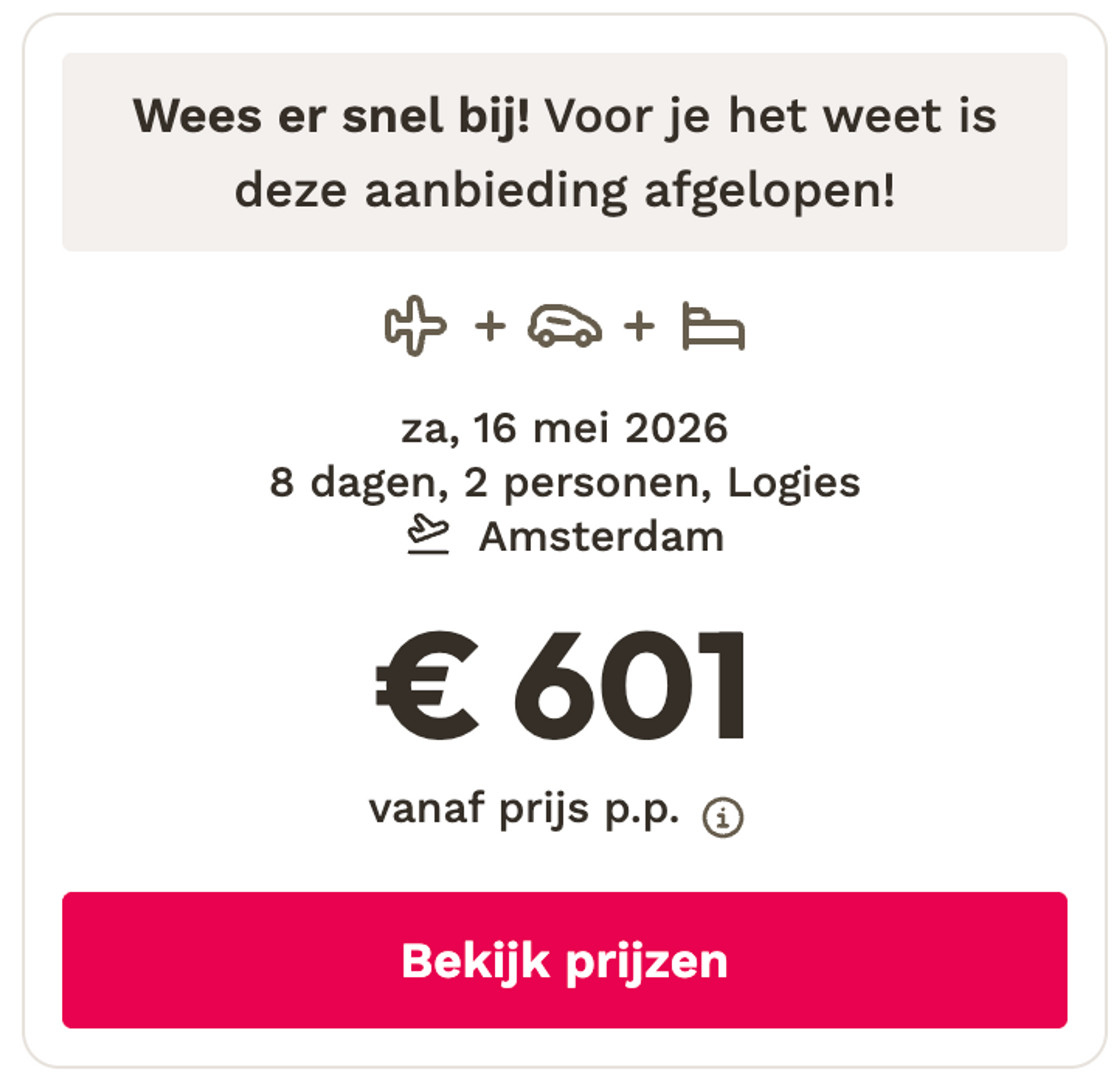 Boekingsvoorbeeld