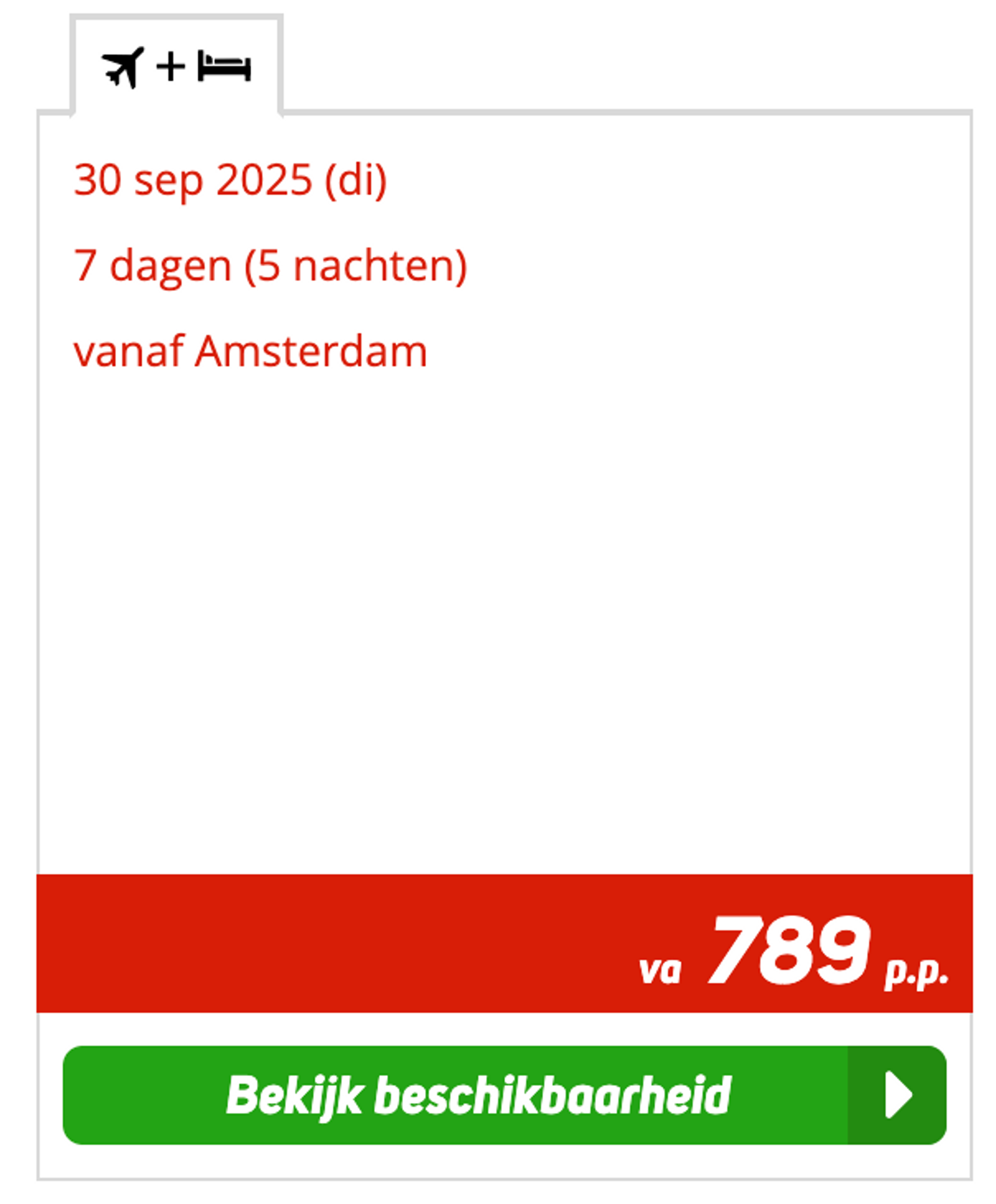 Boekingsvoorbeeld