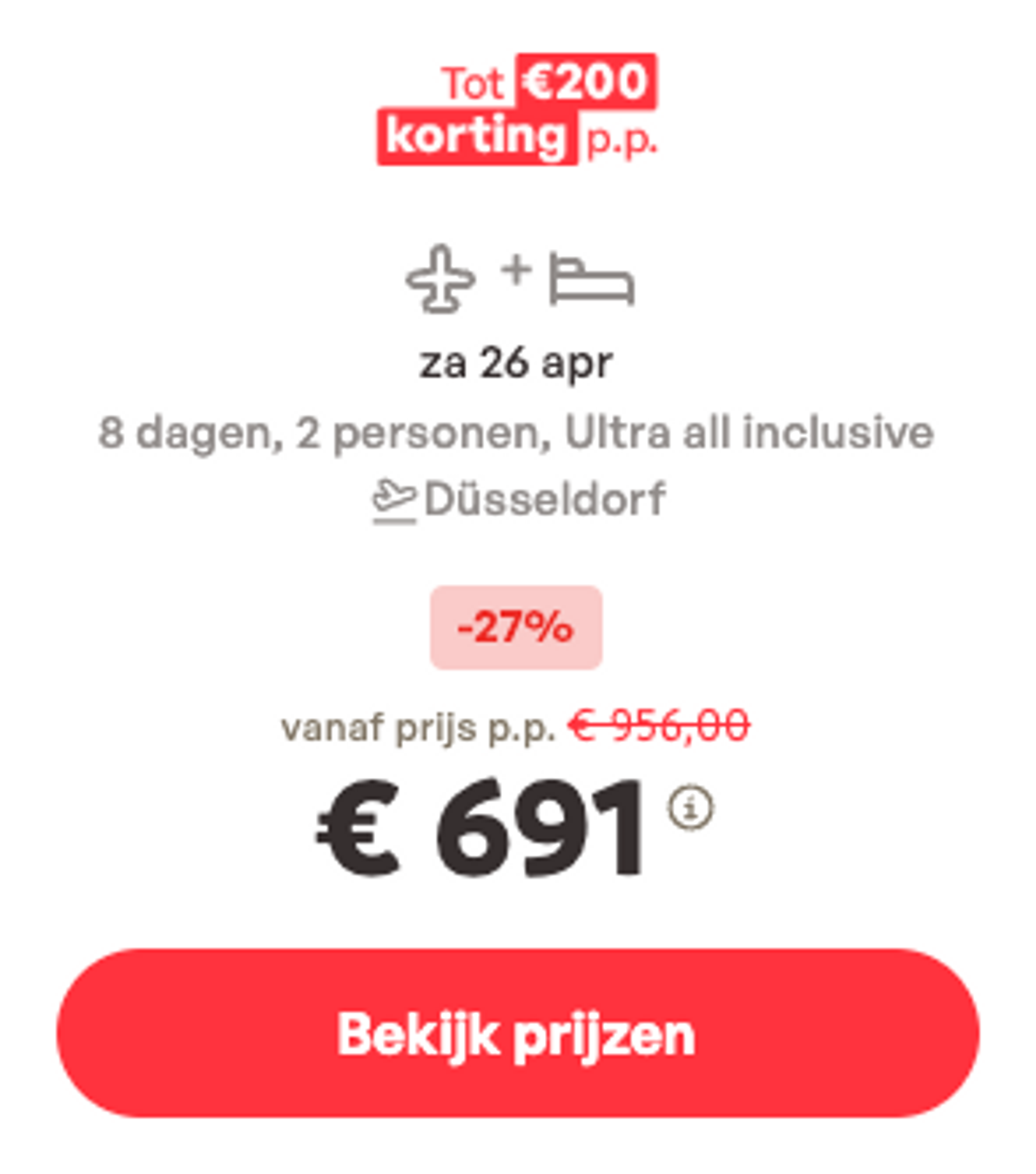 Boekingsvoorbeeld