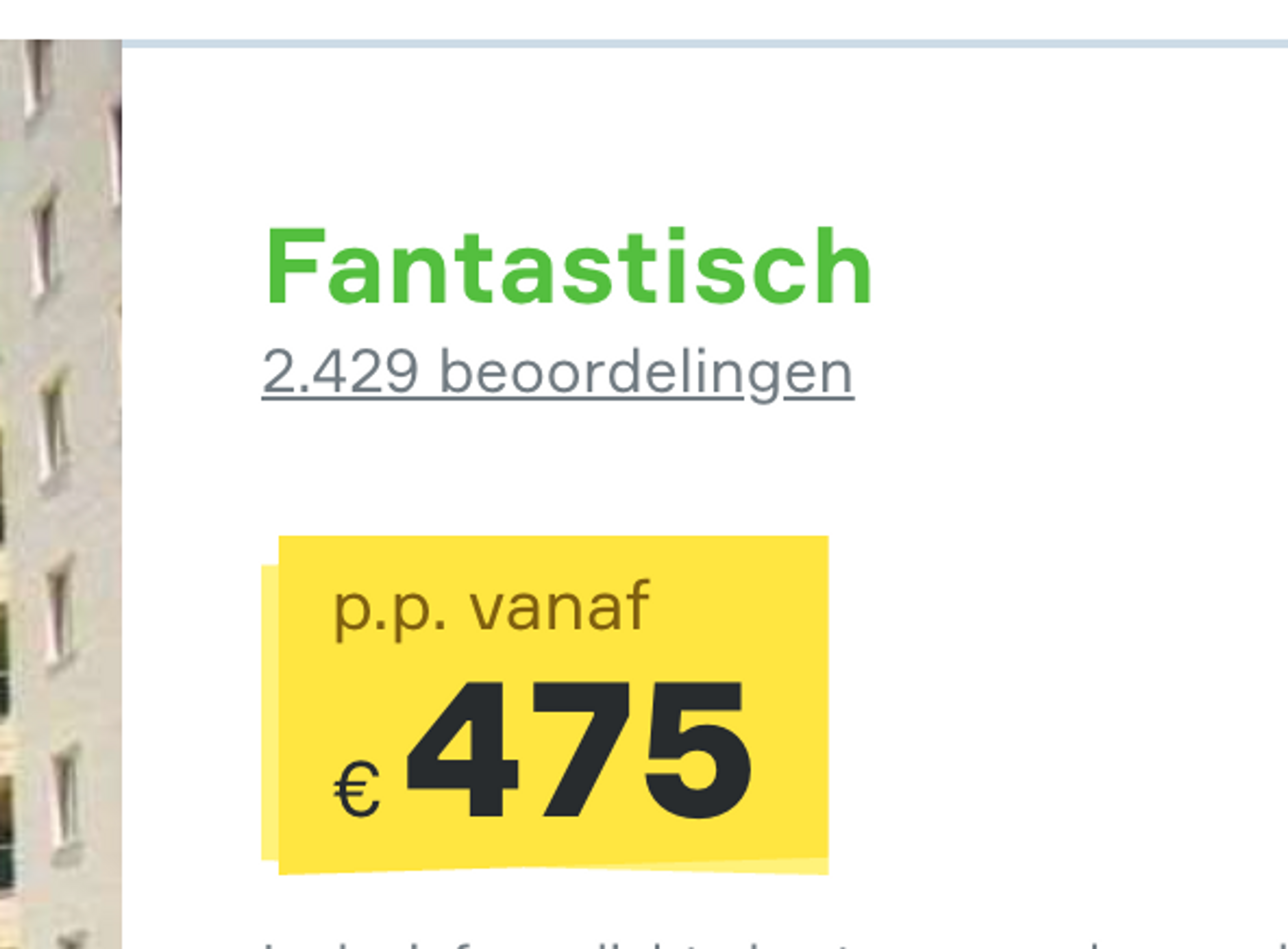 Boekingsvoorbeeld