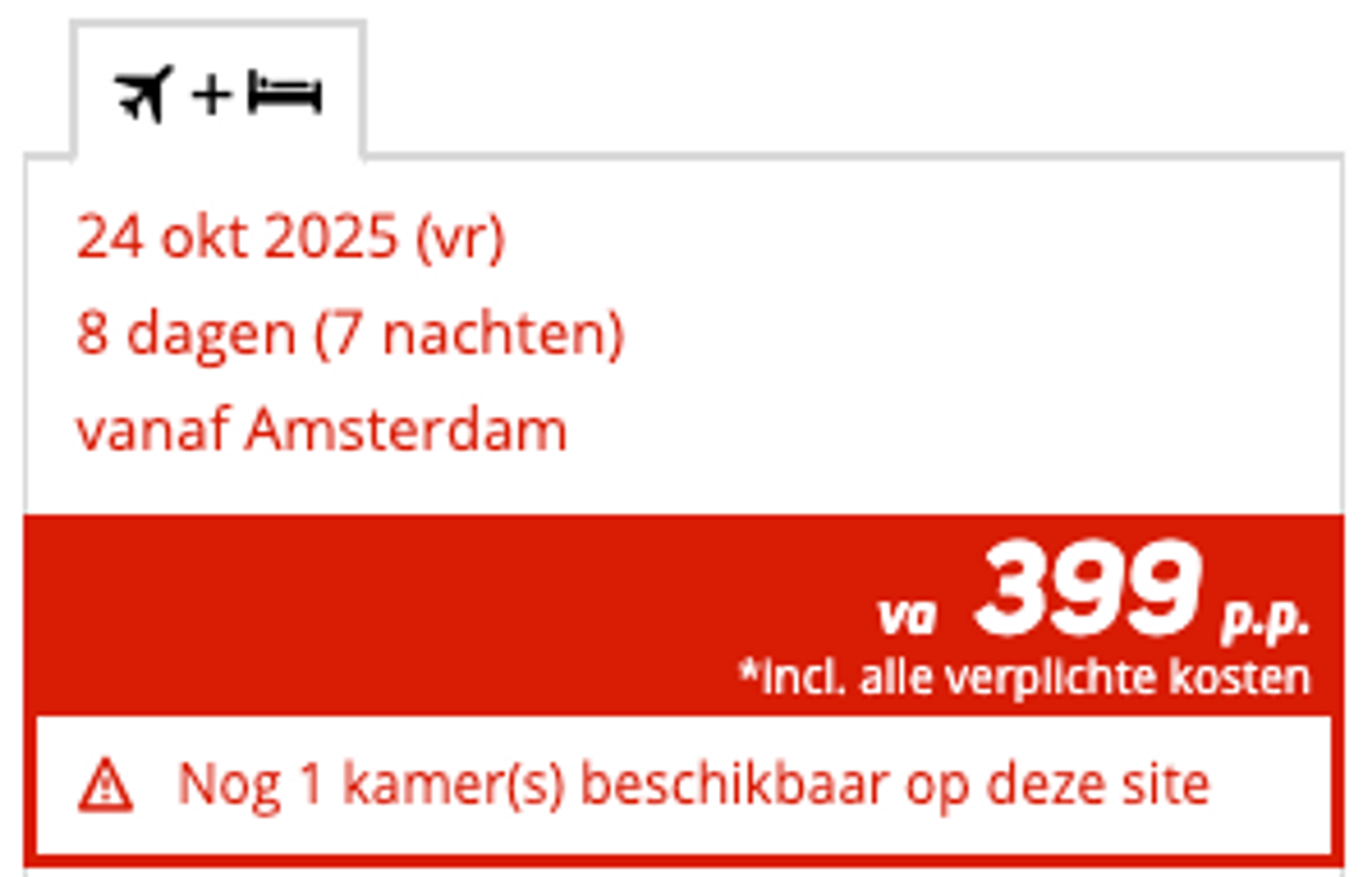 Boekingsvoorbeeld