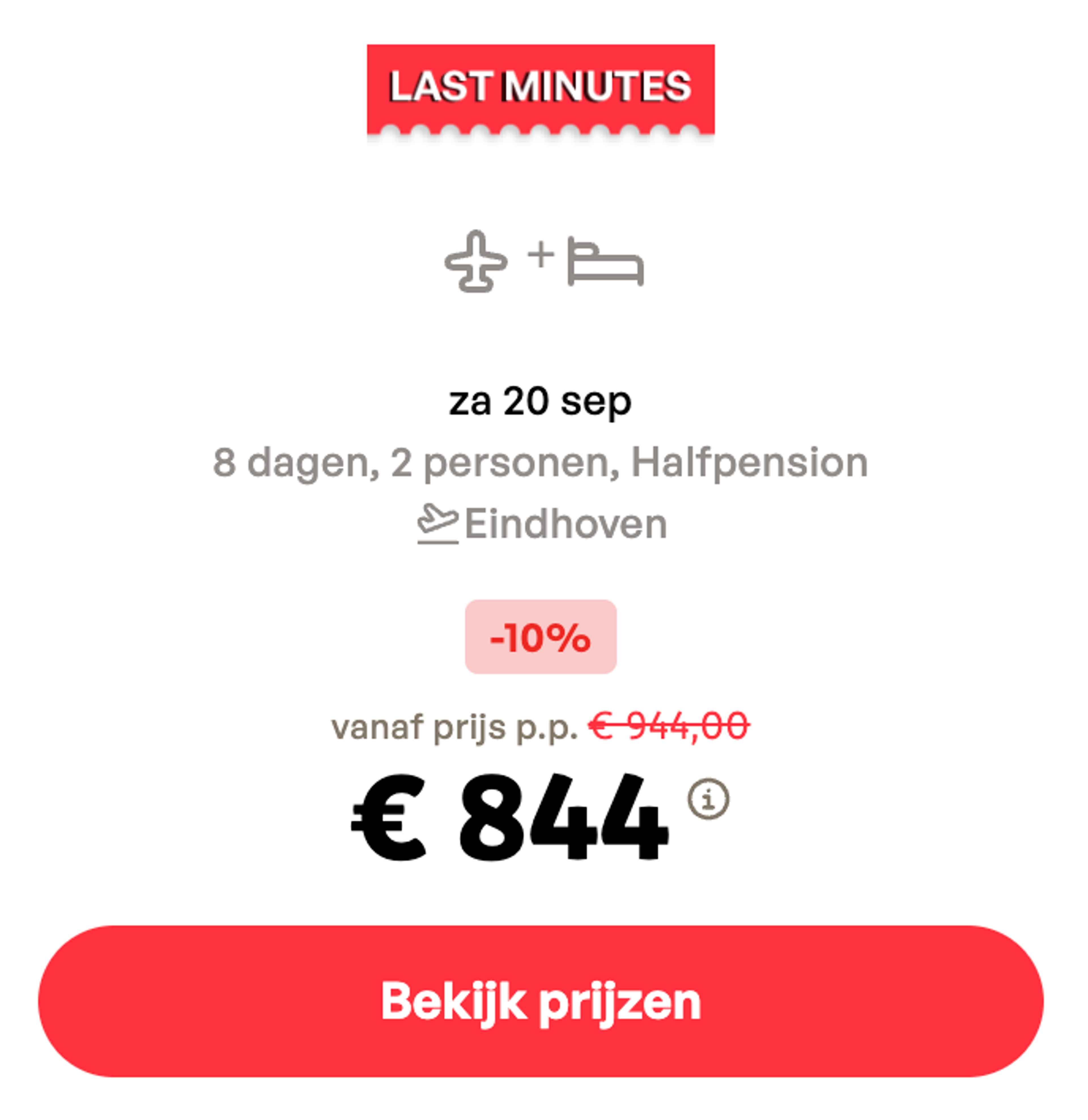 Boekingsvoorbeeld