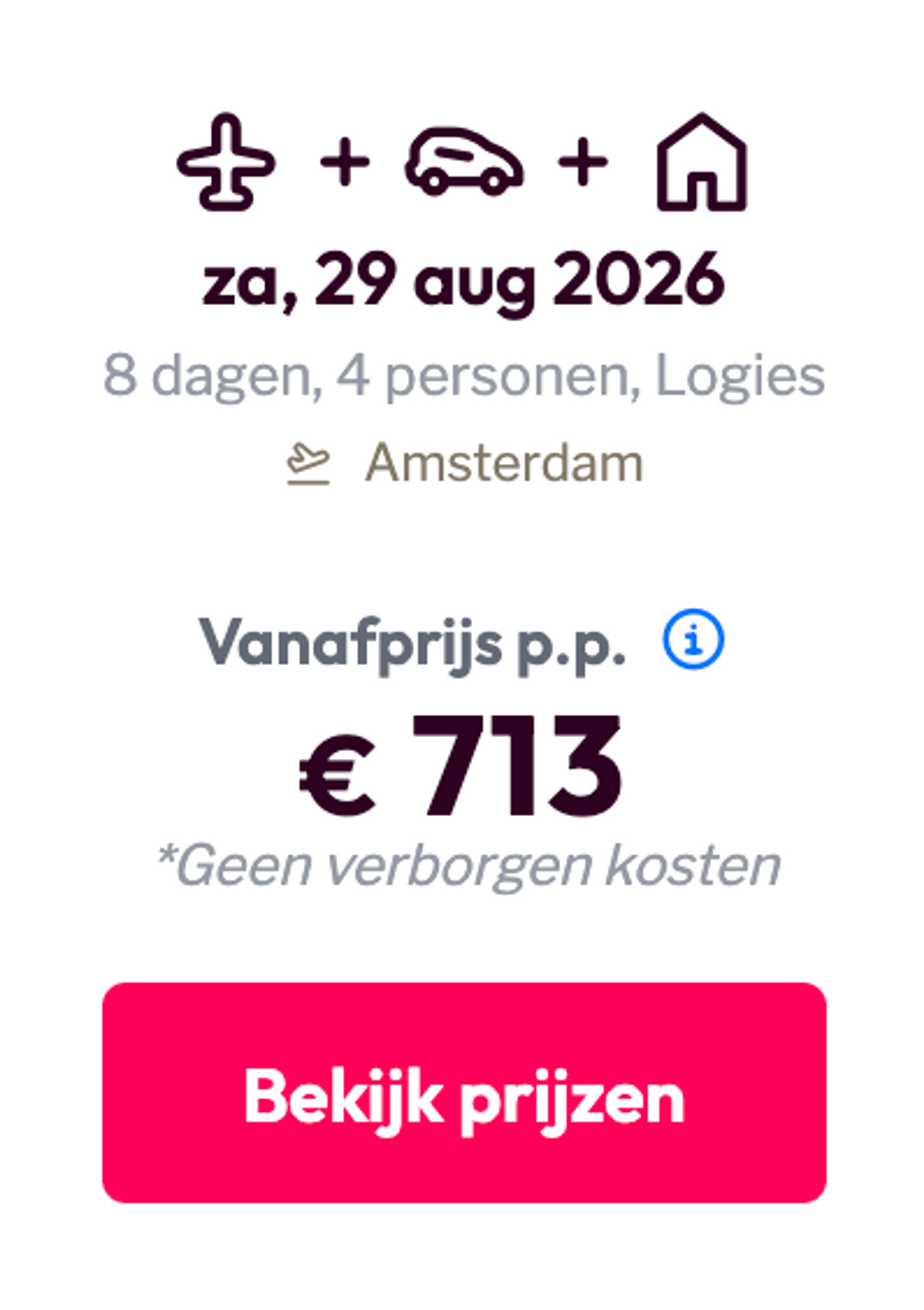 Boekingsvoorbeeld