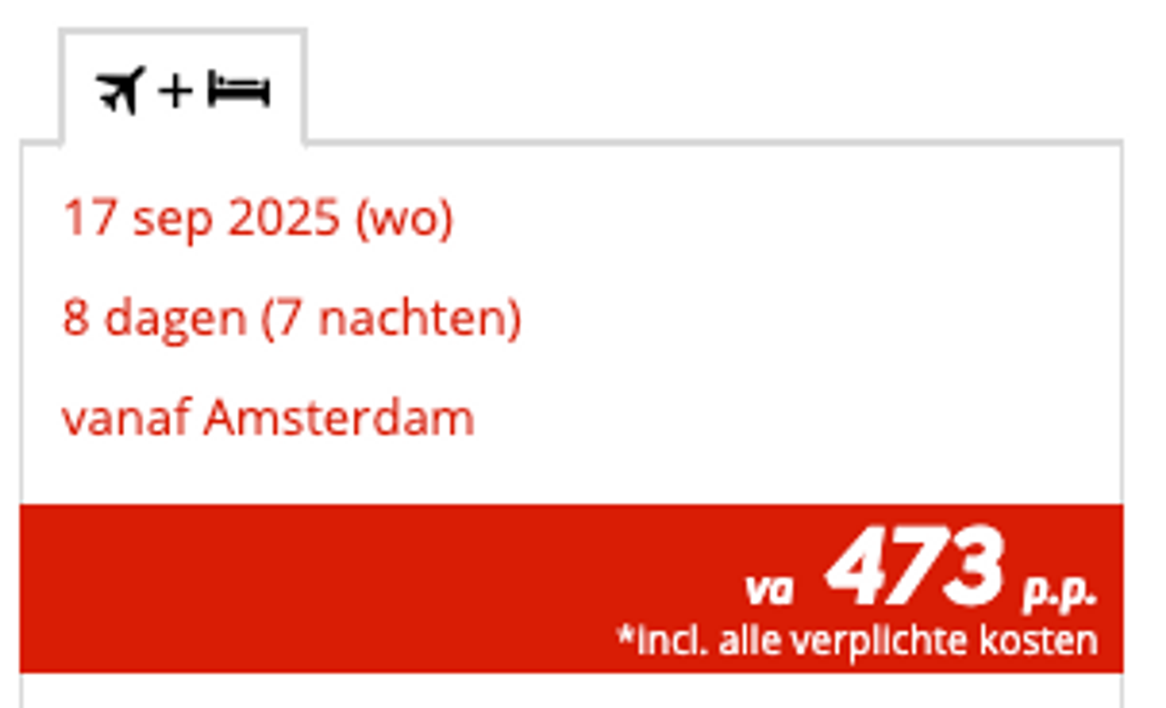Boekingsvoorbeeld