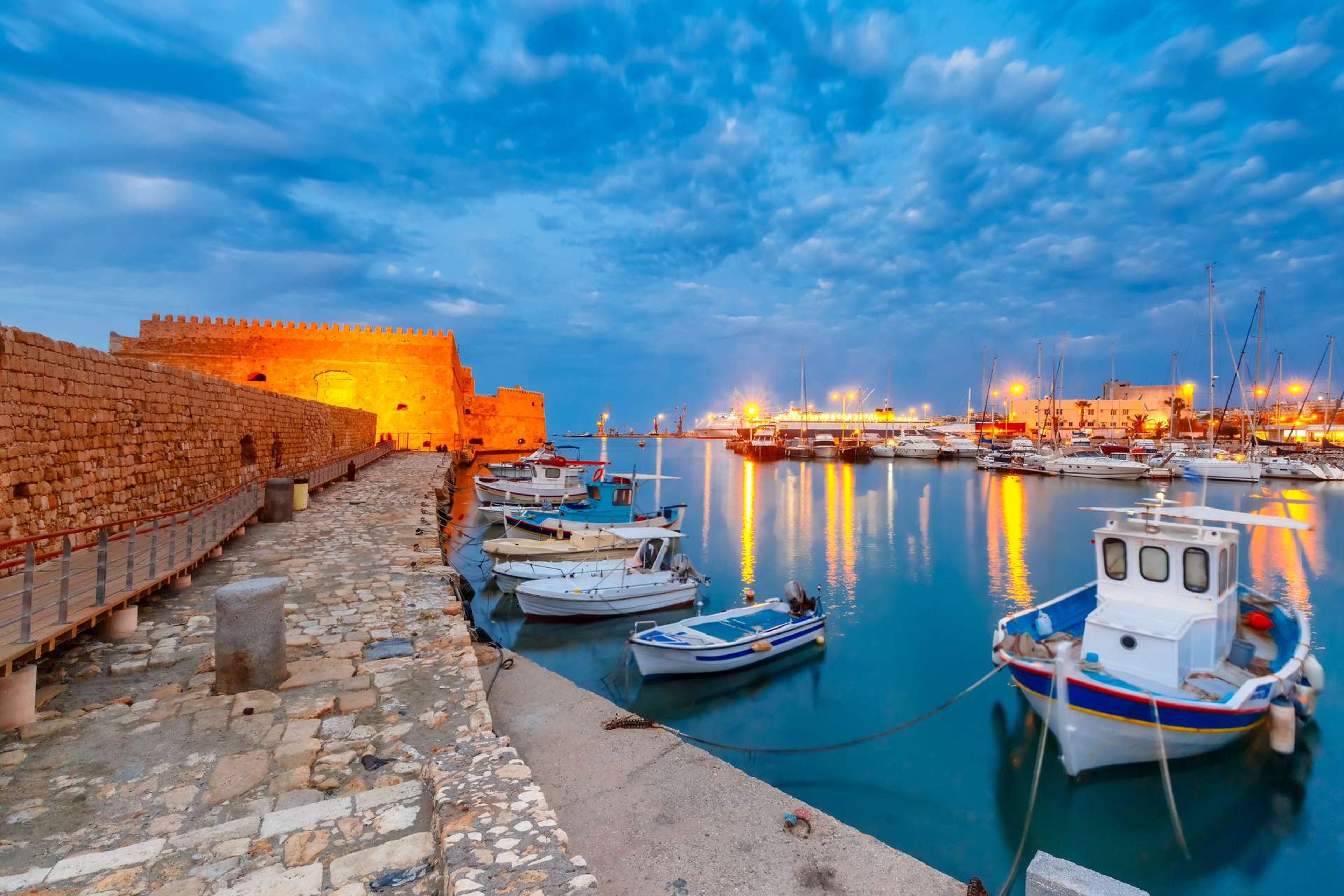 Griekenland Kreta Heraklion oude haven