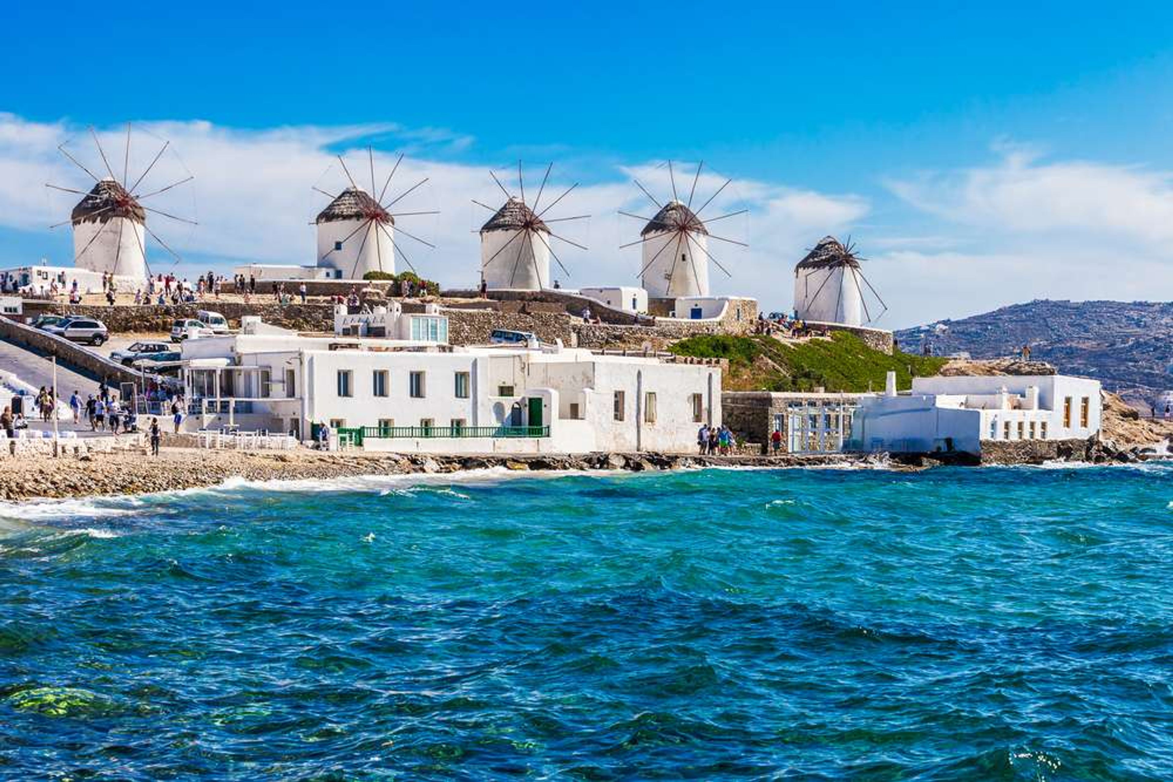 Griekenland Mykonos windmolens