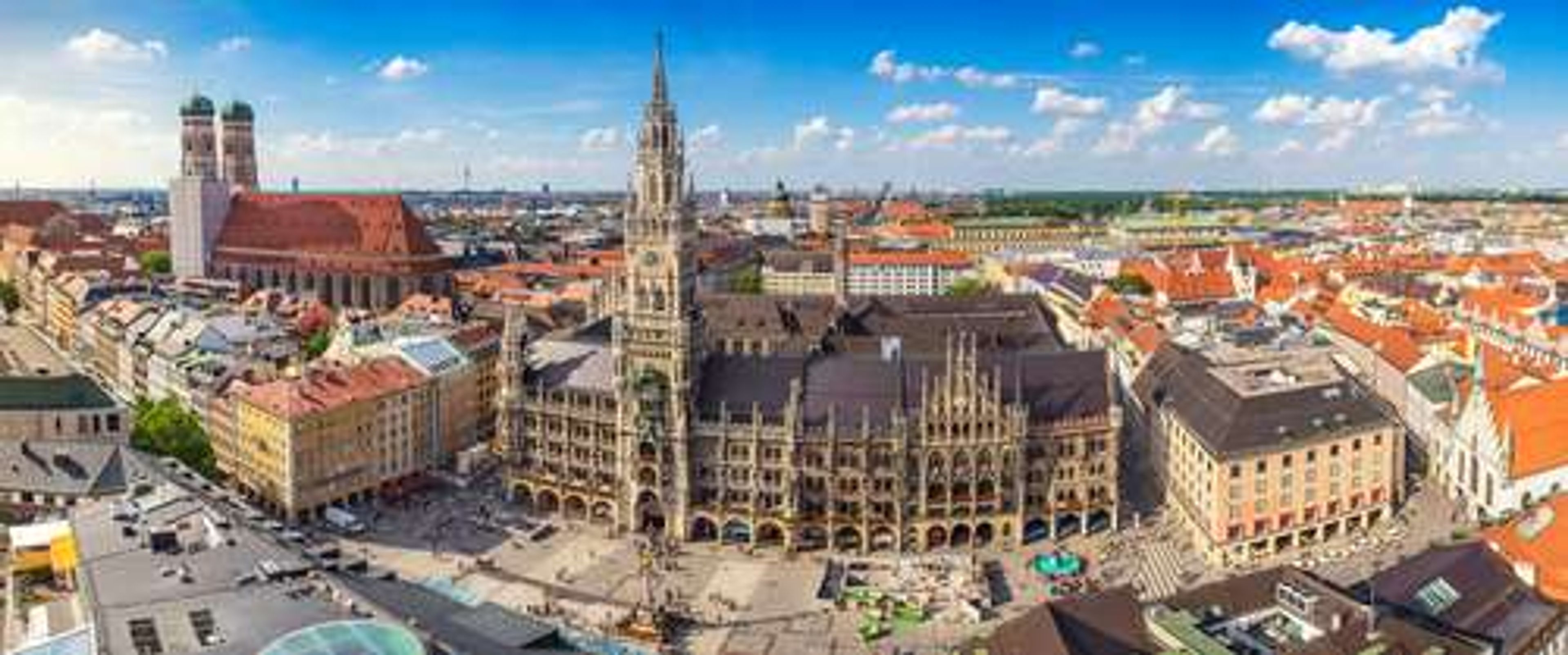 Duitsland München Marienplatz town hall