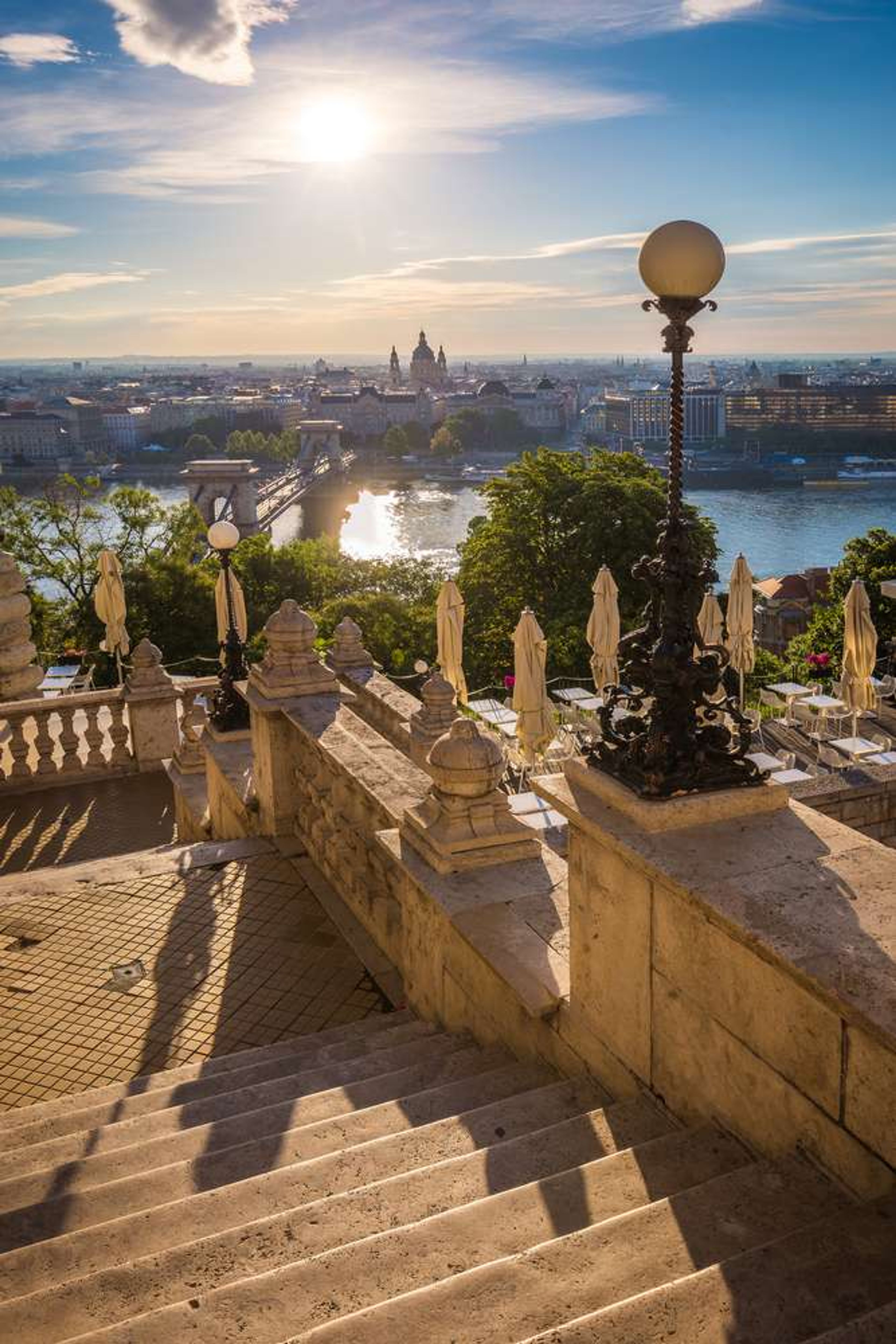 Hongarije Boedapest uitzicht Royal Palace Buda Castle