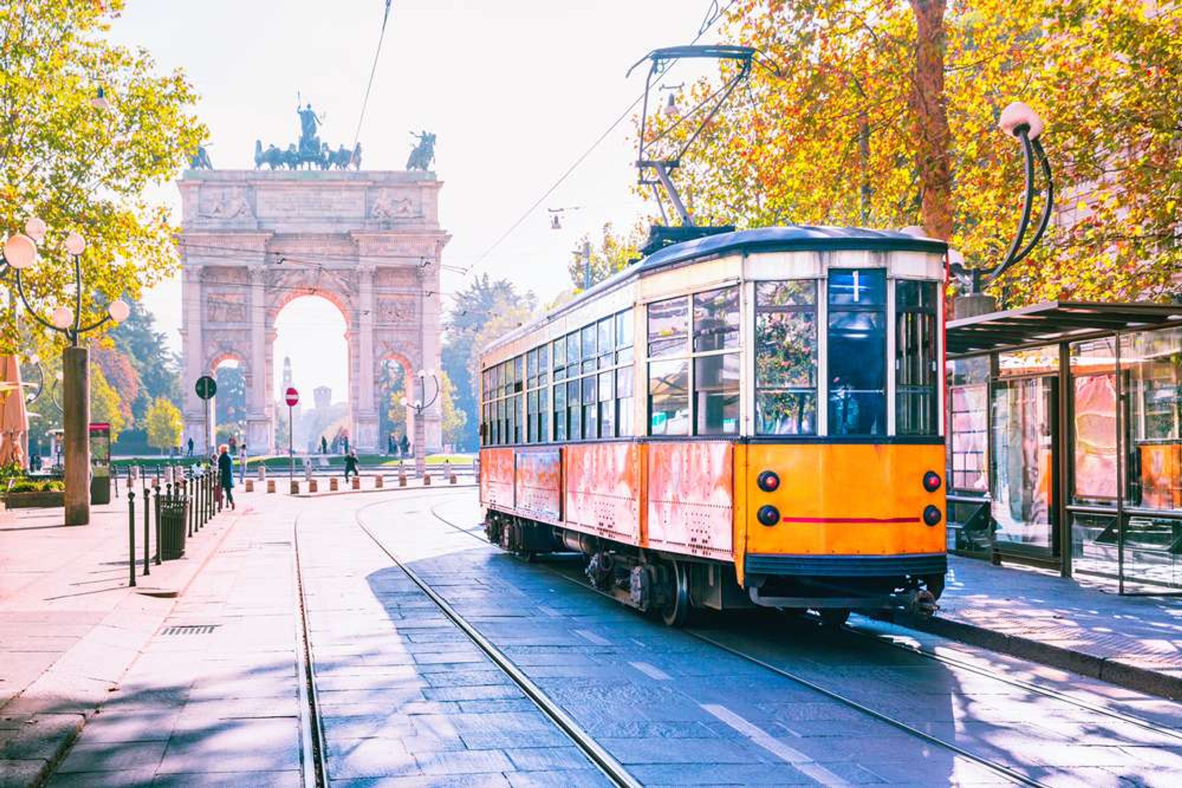 Italië Milaan Tram