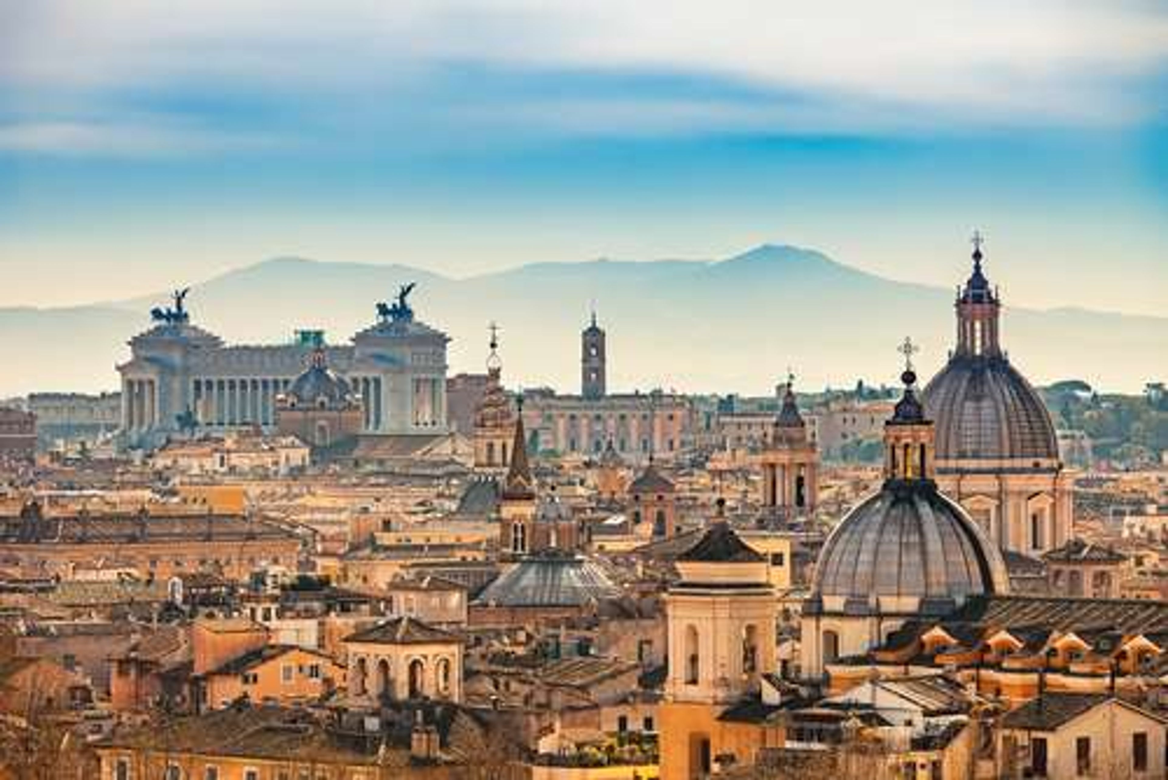 Italië Rome from Castel Sant Angelo