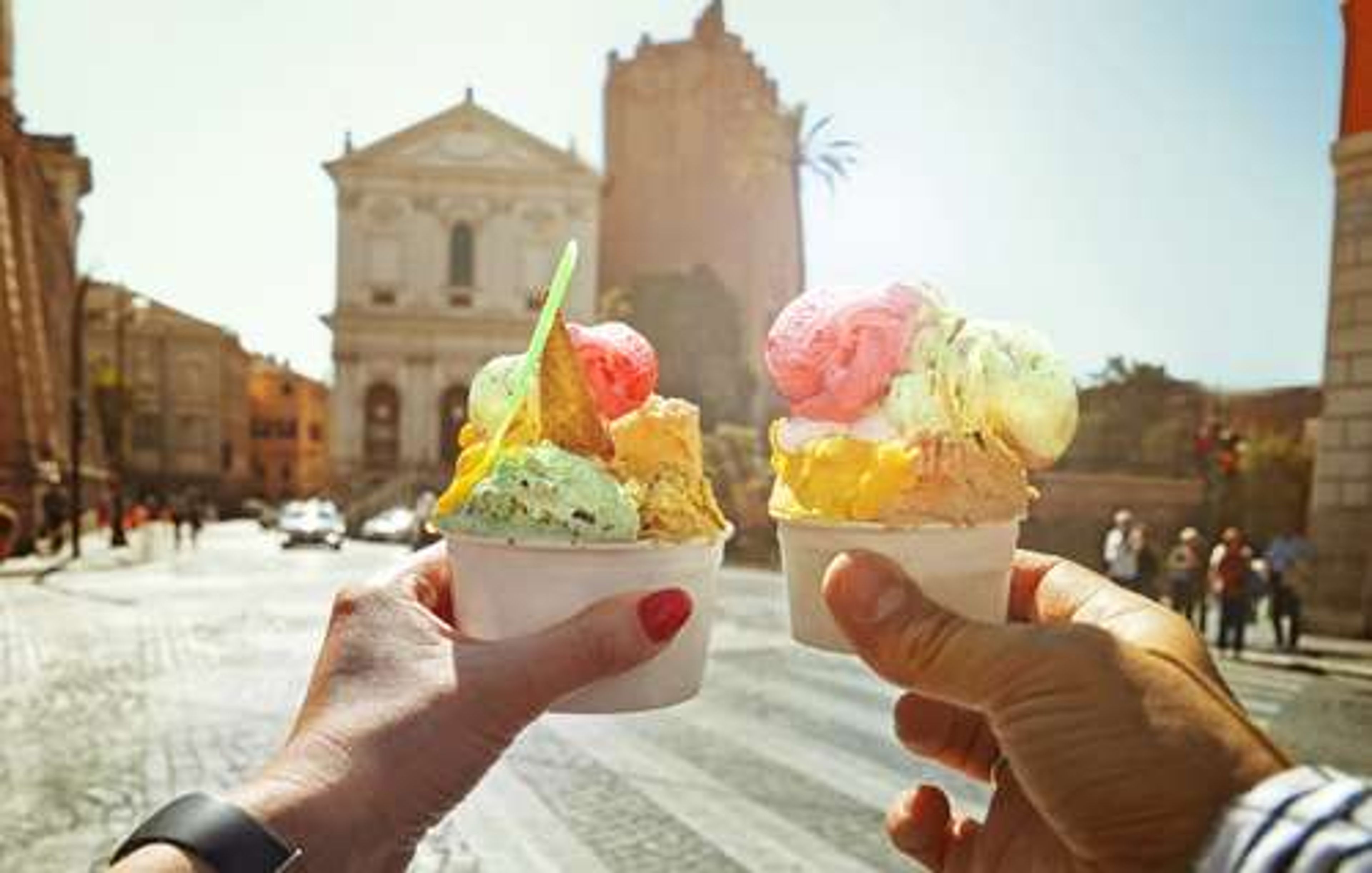 Italië Rome ijsjes
