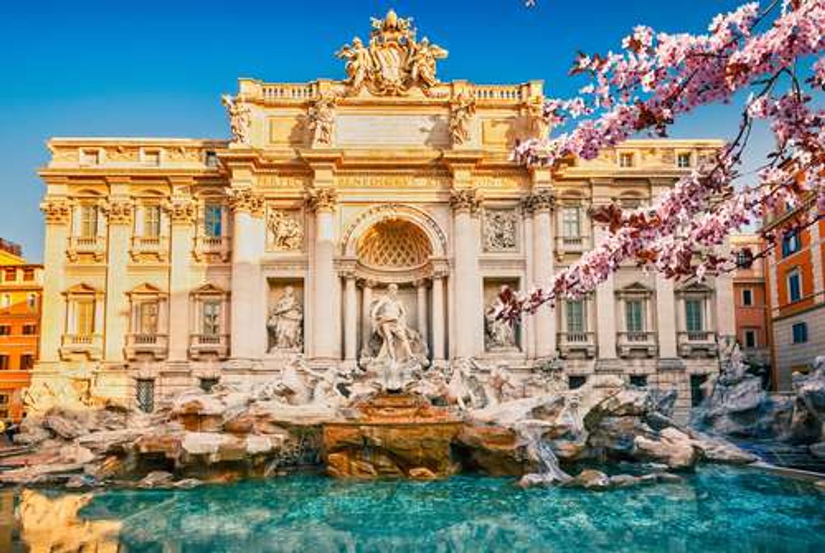 Italië Rome Trevi fontein2