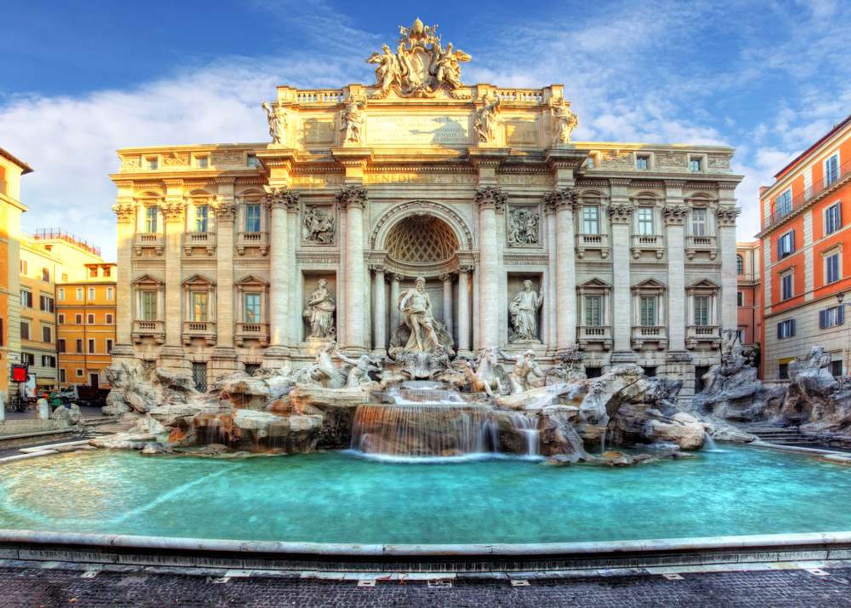 Italië Rome Trevi fontein3
