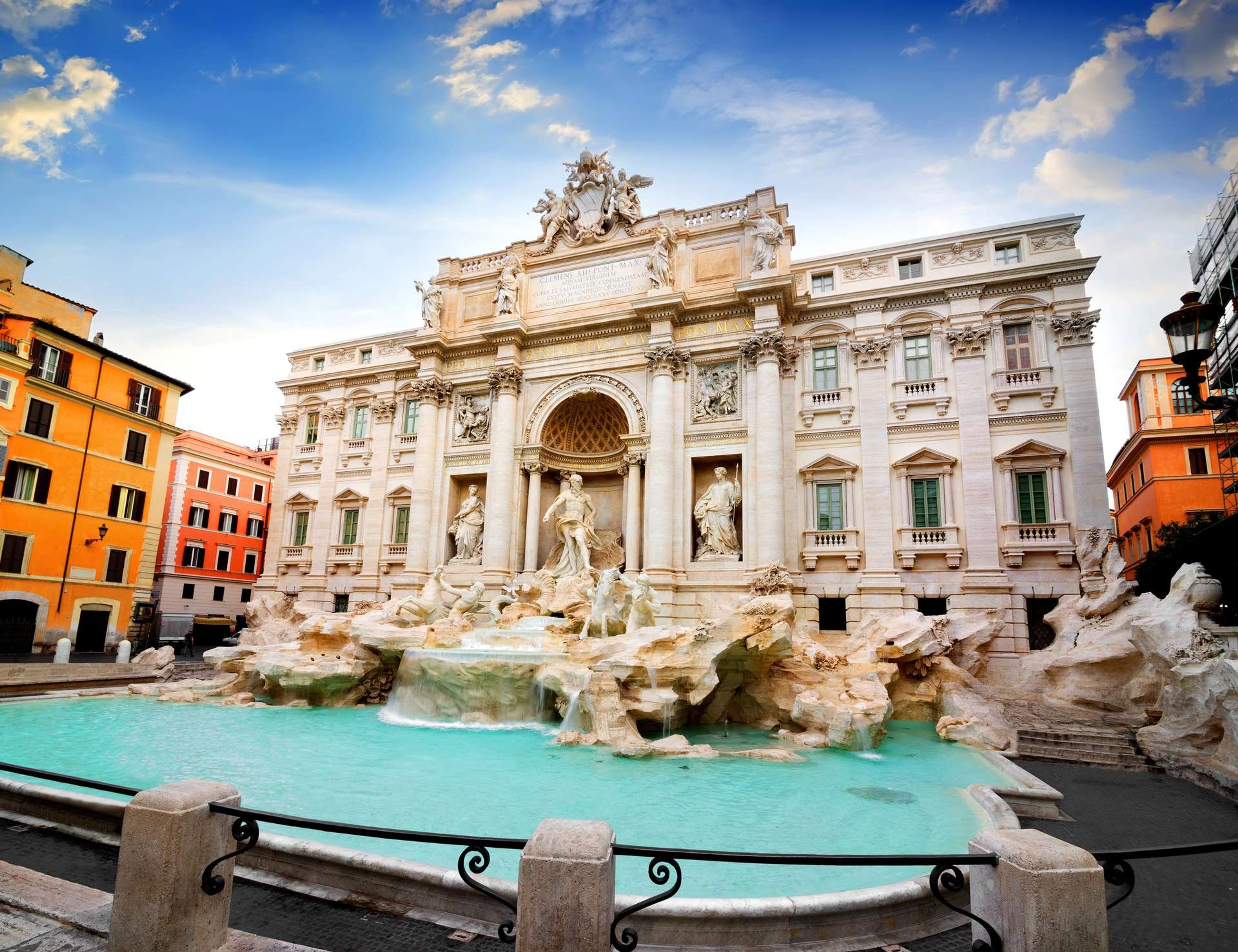 Italië Rome Trevi fontein4