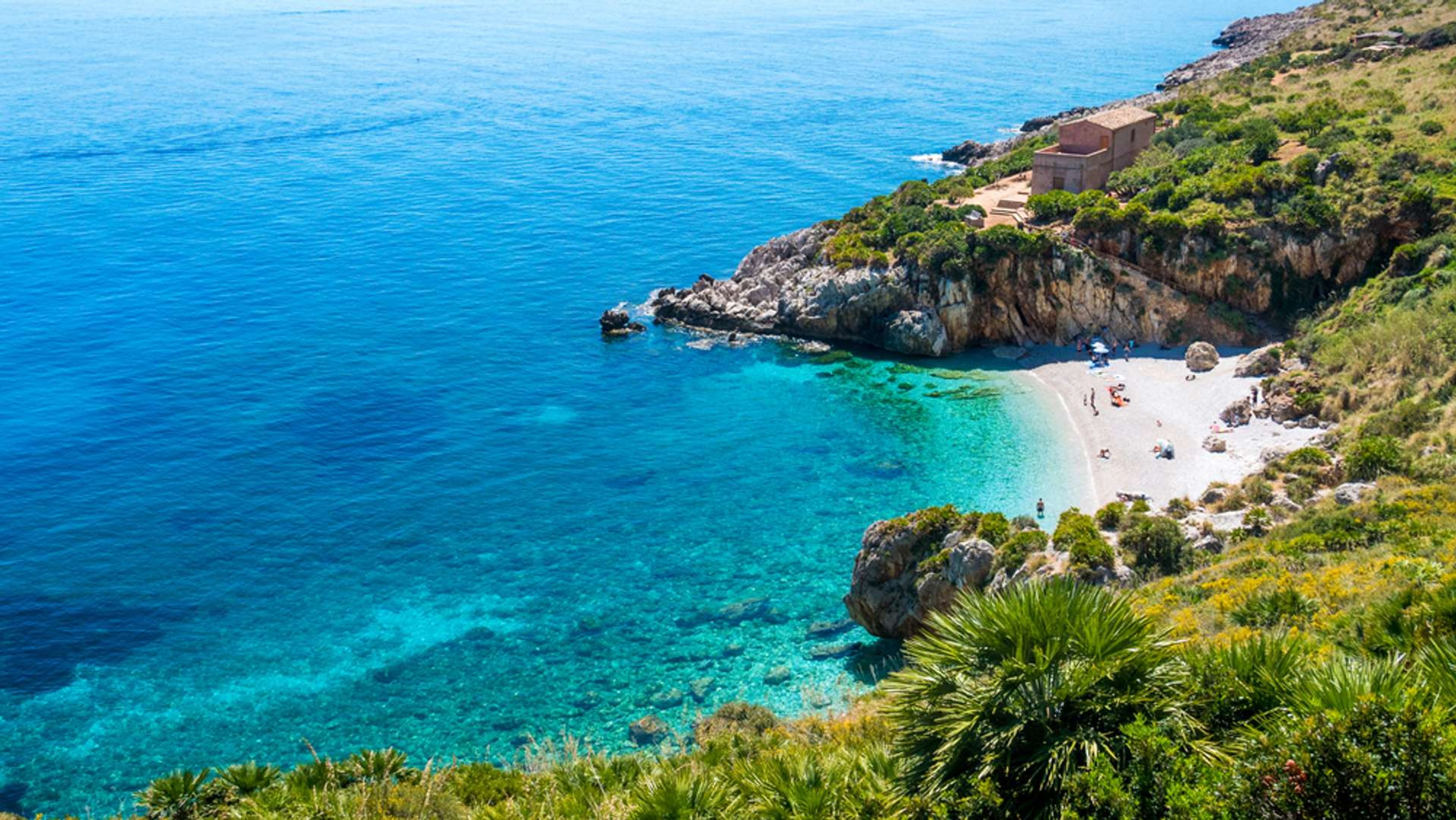 Italië Sicilië San Vito lo Capo Cala Tonnarella dell’Uzzo