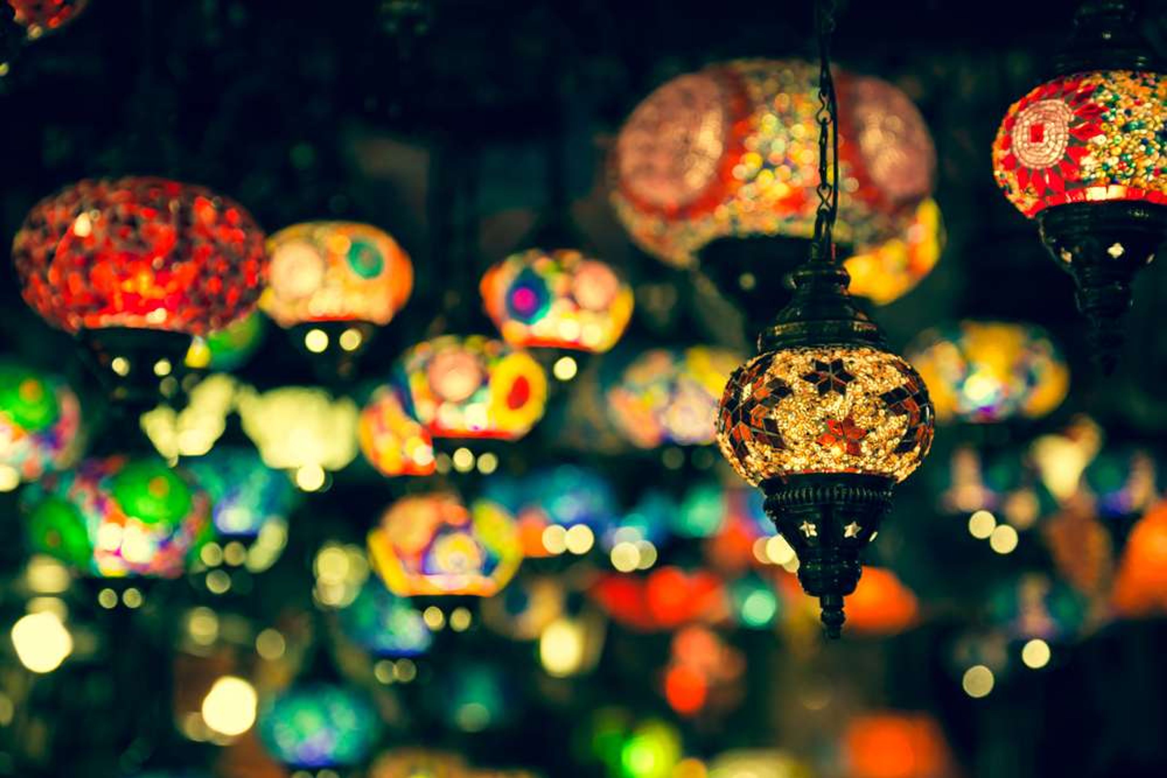 Morokko Marrakesh Arabic lamps and lanterns 