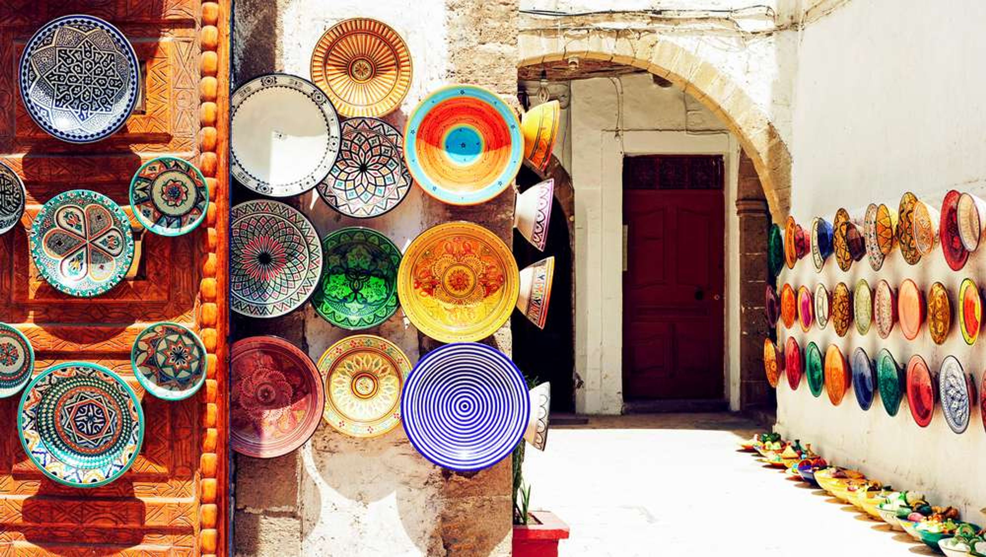 Morokko Marrakesh handcrafted plates