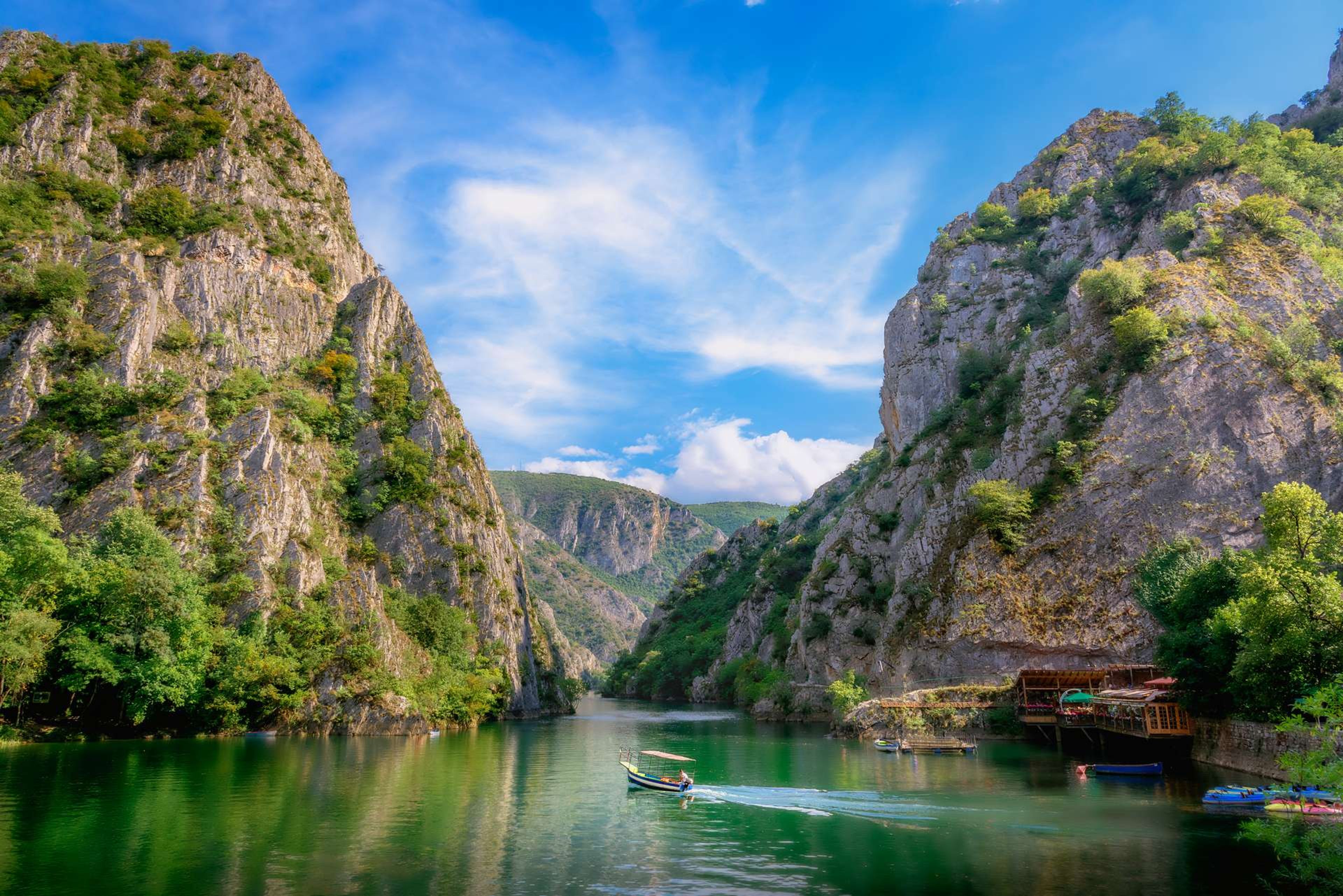 Macedonië near Skopje Matka canyon