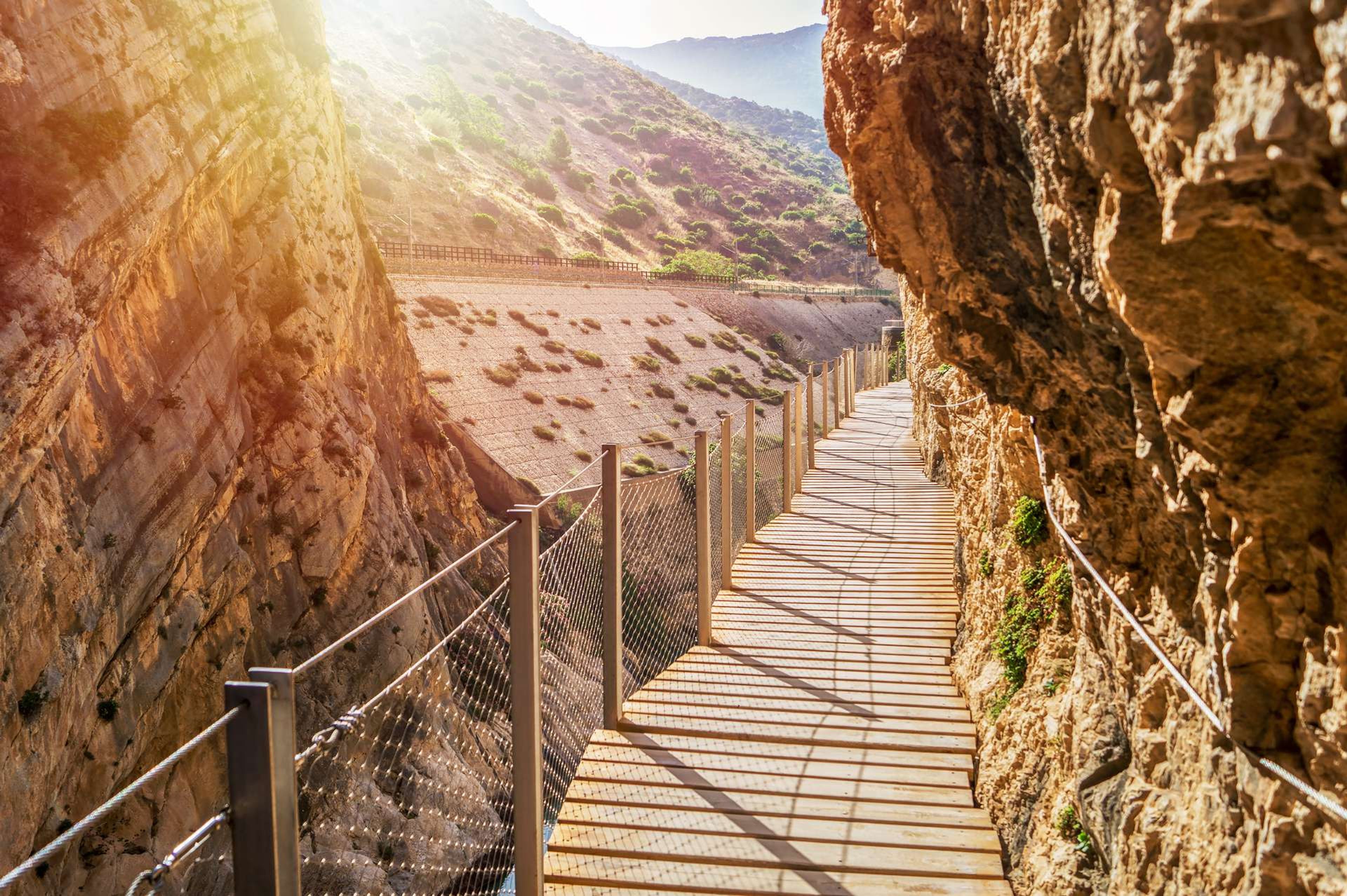 Spanje Andalusië El Caminito del Rey and Gorge of Gaitanes in El Chorro