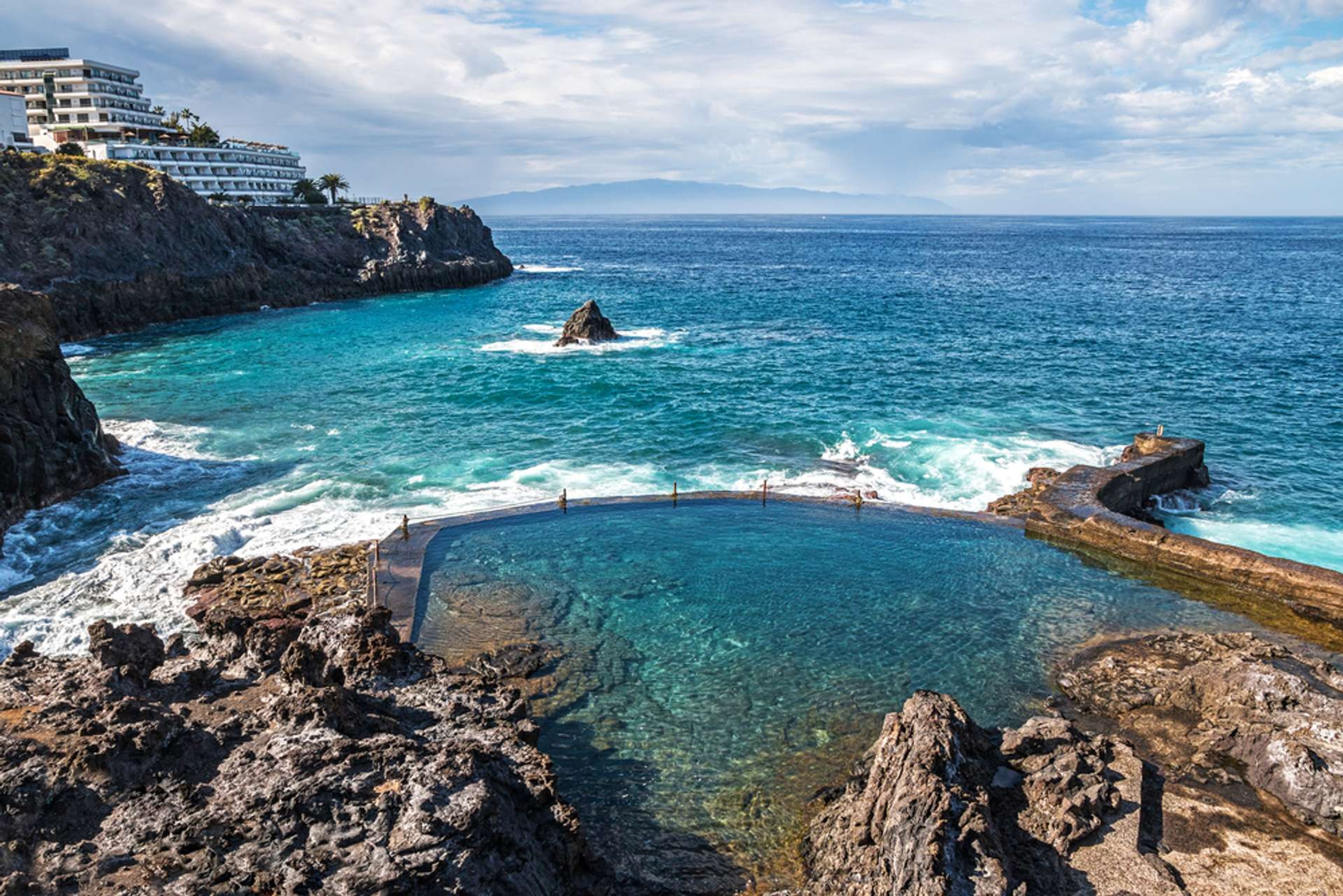 Spanje Canarische eilanden Tenerife natural swimming pool2