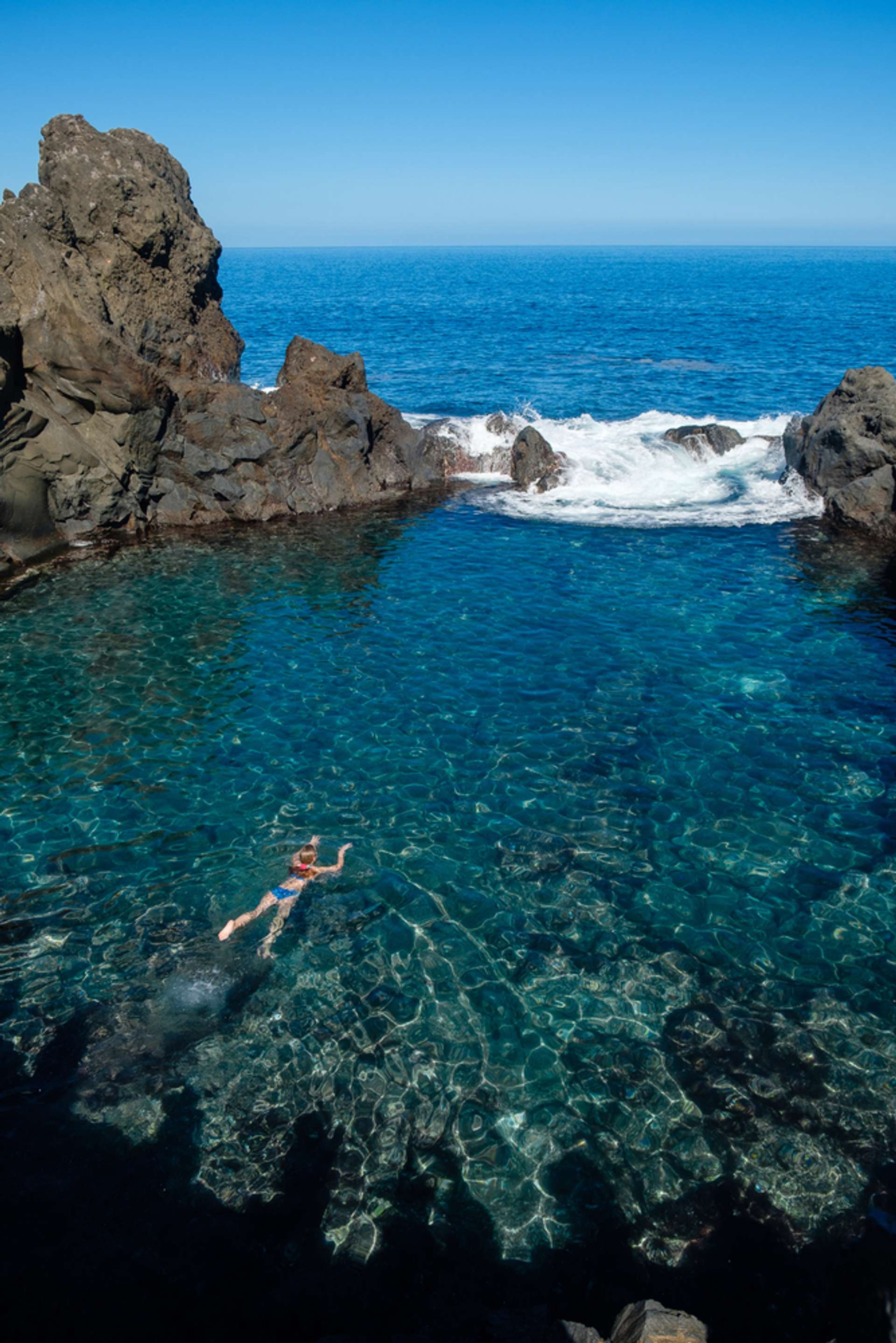 Spanje Canarische eilanden Tenerife natural swimming pool