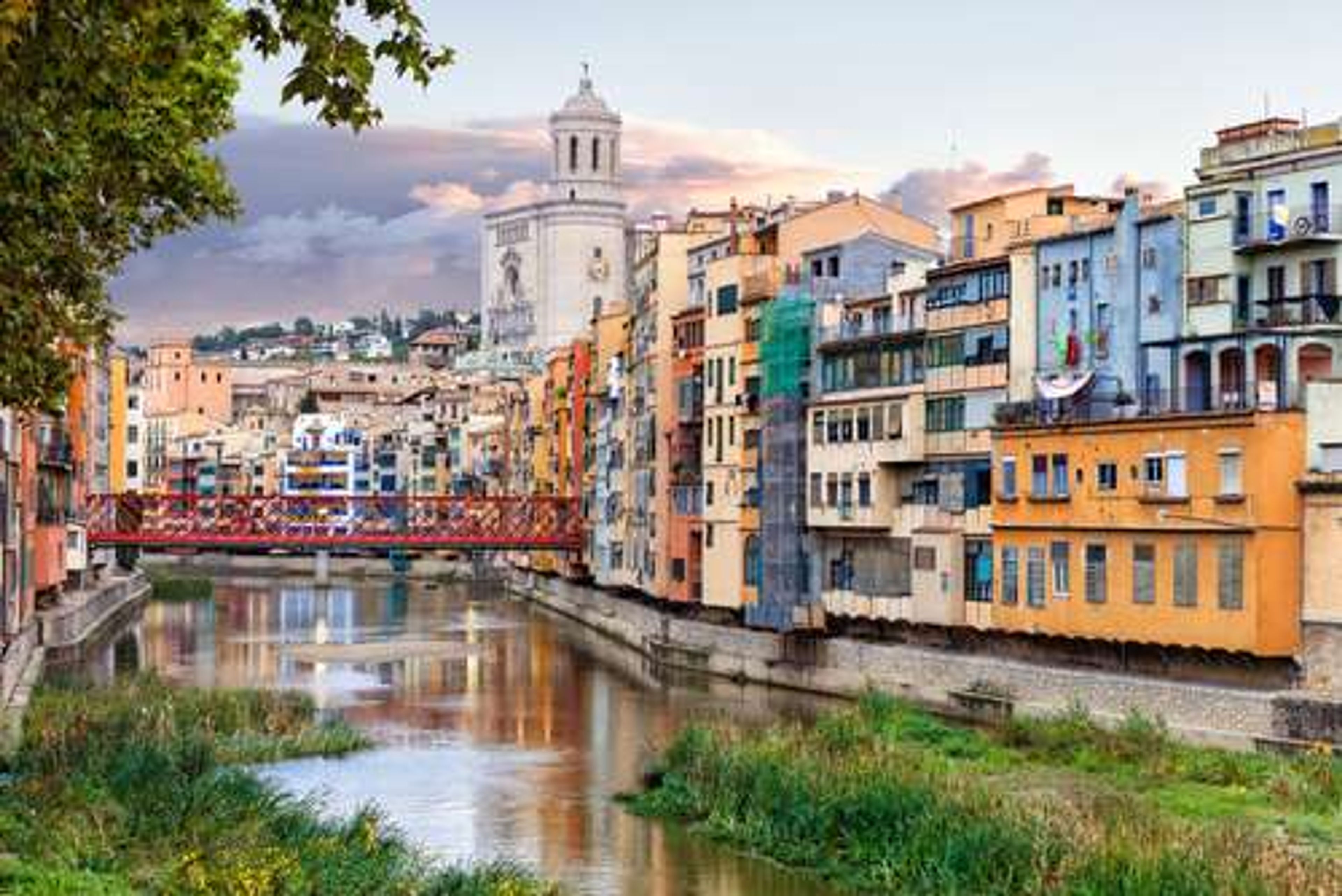 Spanje Catalonia Barcelona Girona eiffel brug