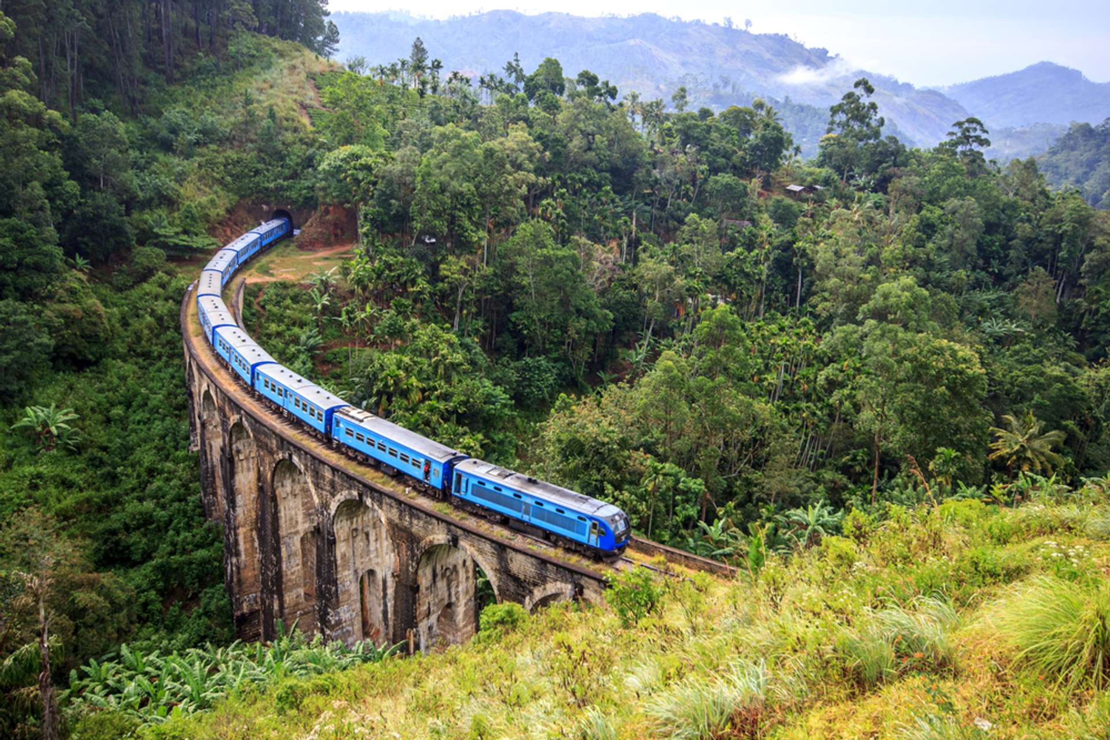 Sri Lanka trein Nine Arch Bridge