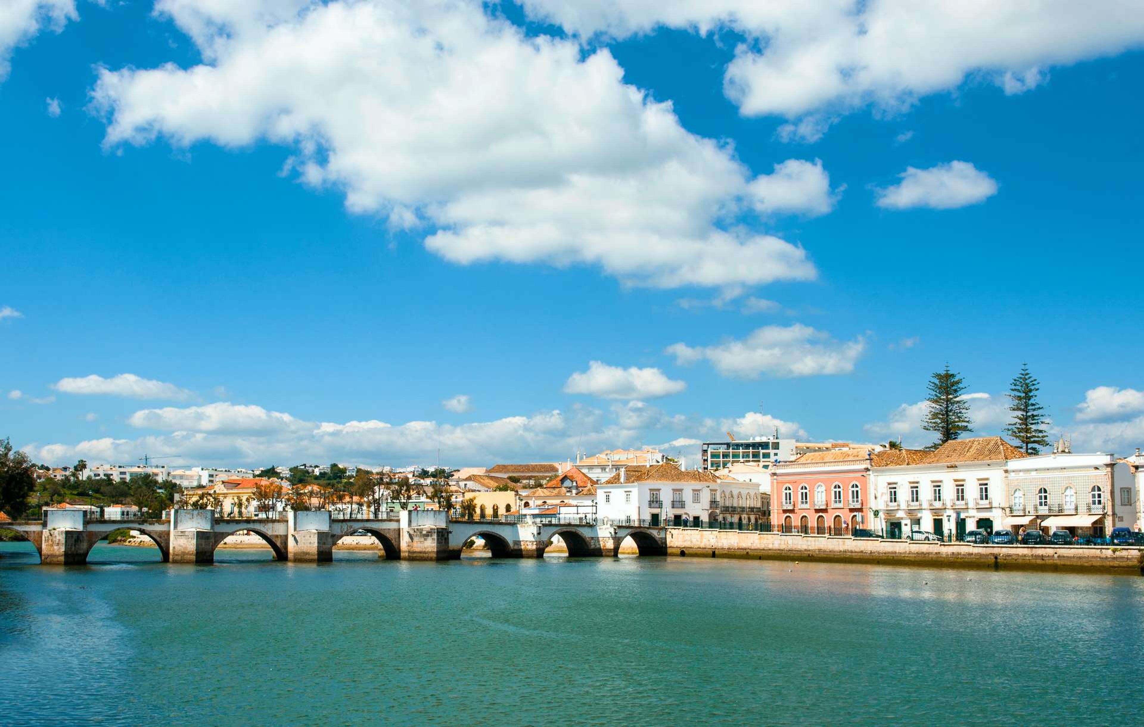 Portugal Algarve Tavira Roman bridge