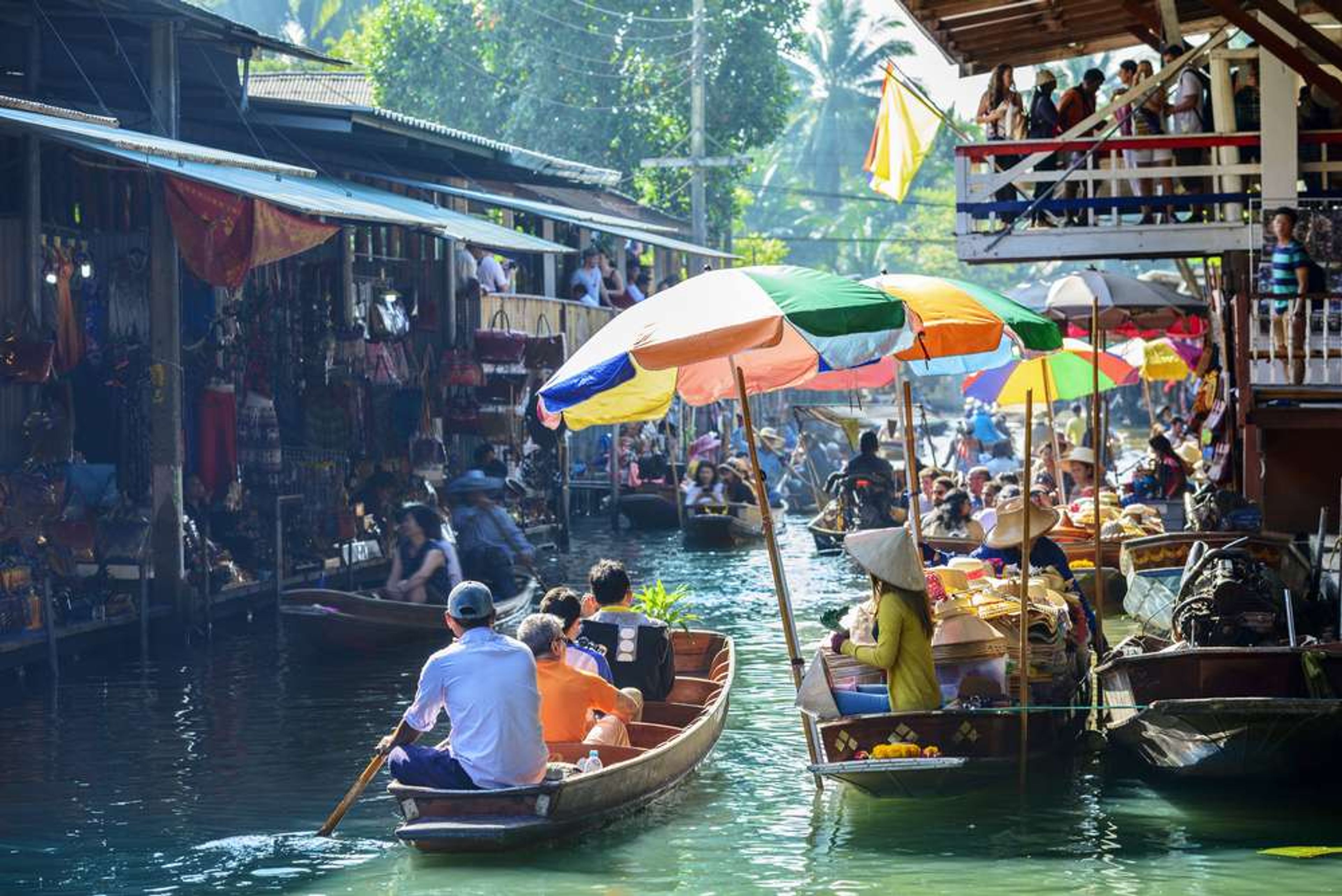 Thailand Bangkok Damnoen Saduak Floating Market