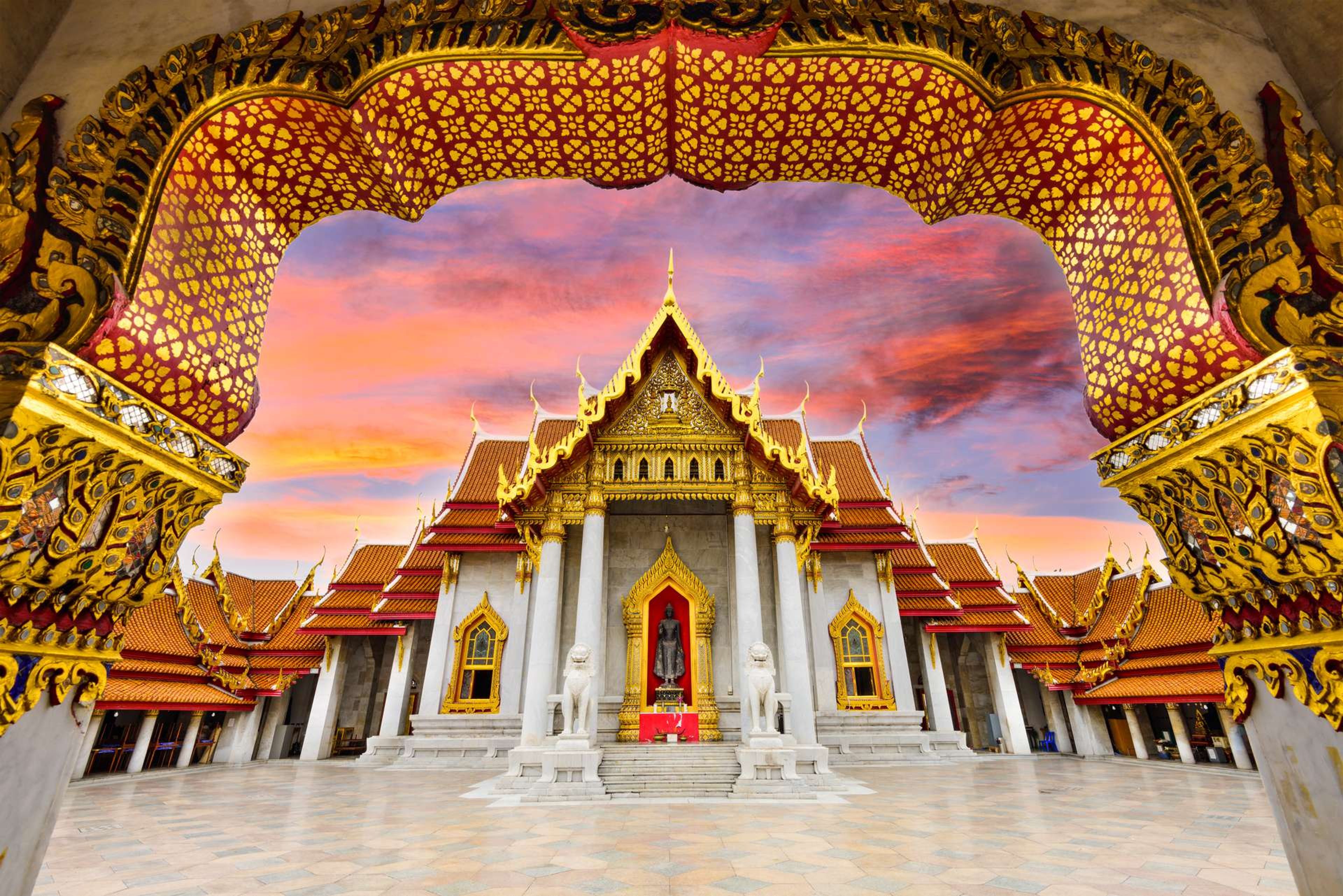Thailand Bangkok Marble tempel