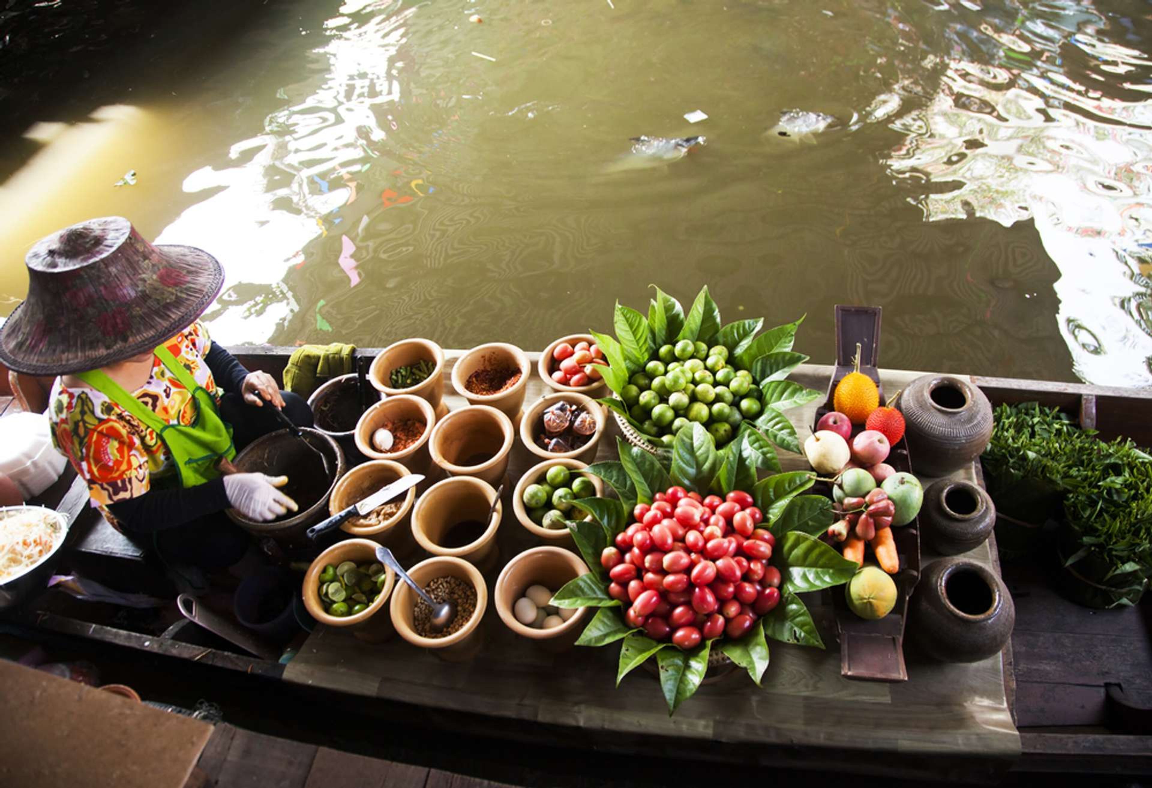 Thailand Floating market