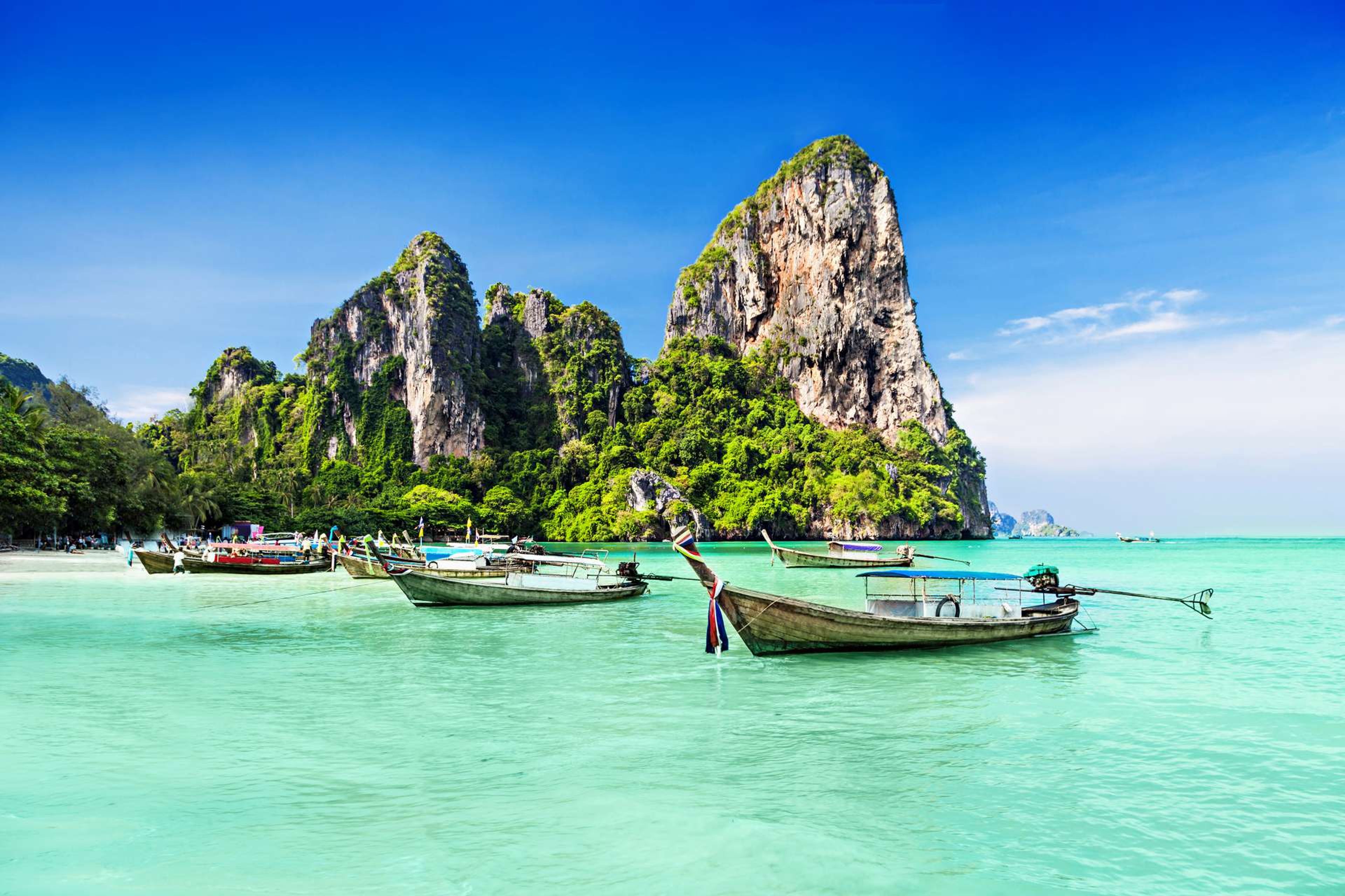 Thailand longtale boten