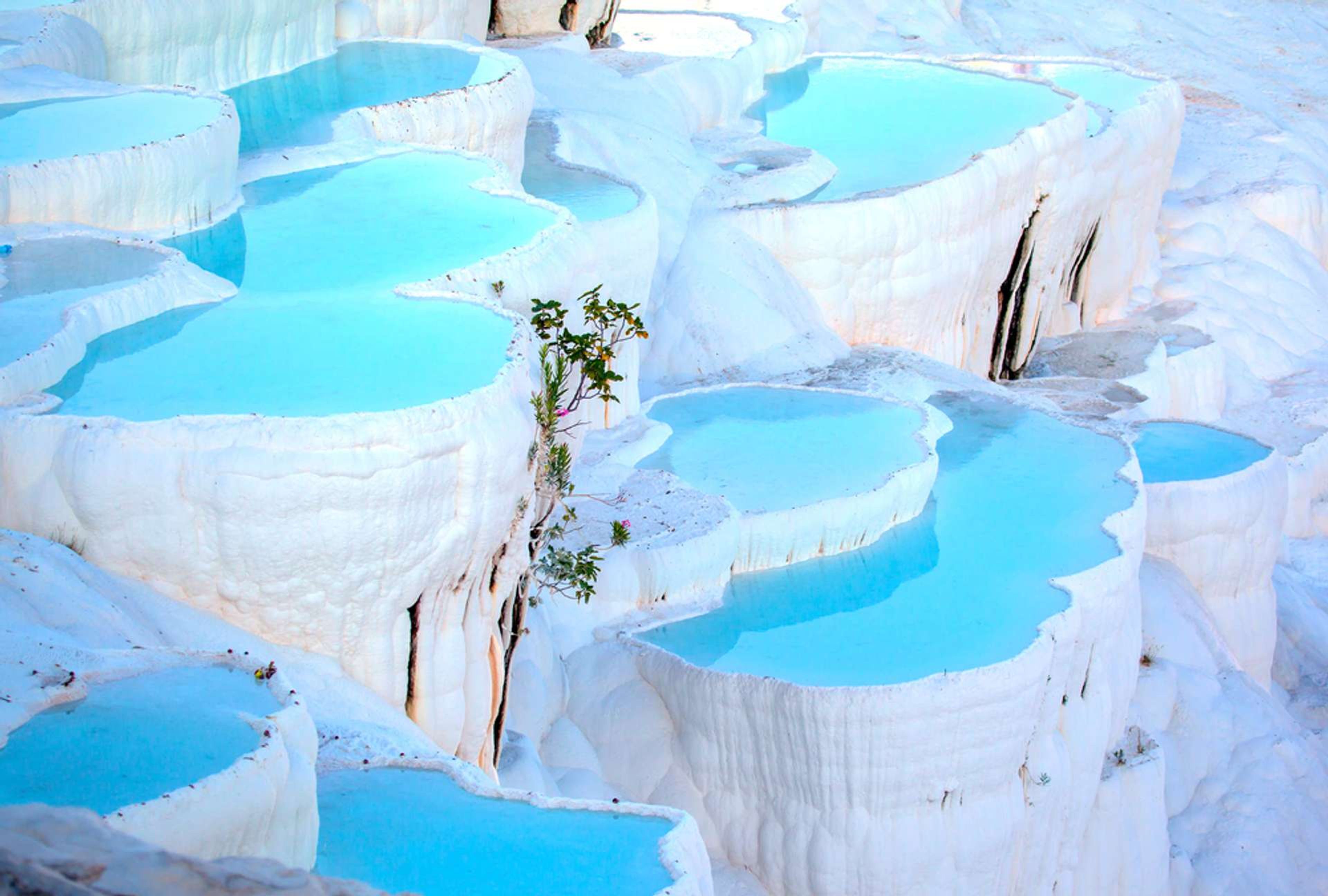 Turkije Denizli Pamukkale thermal springs1