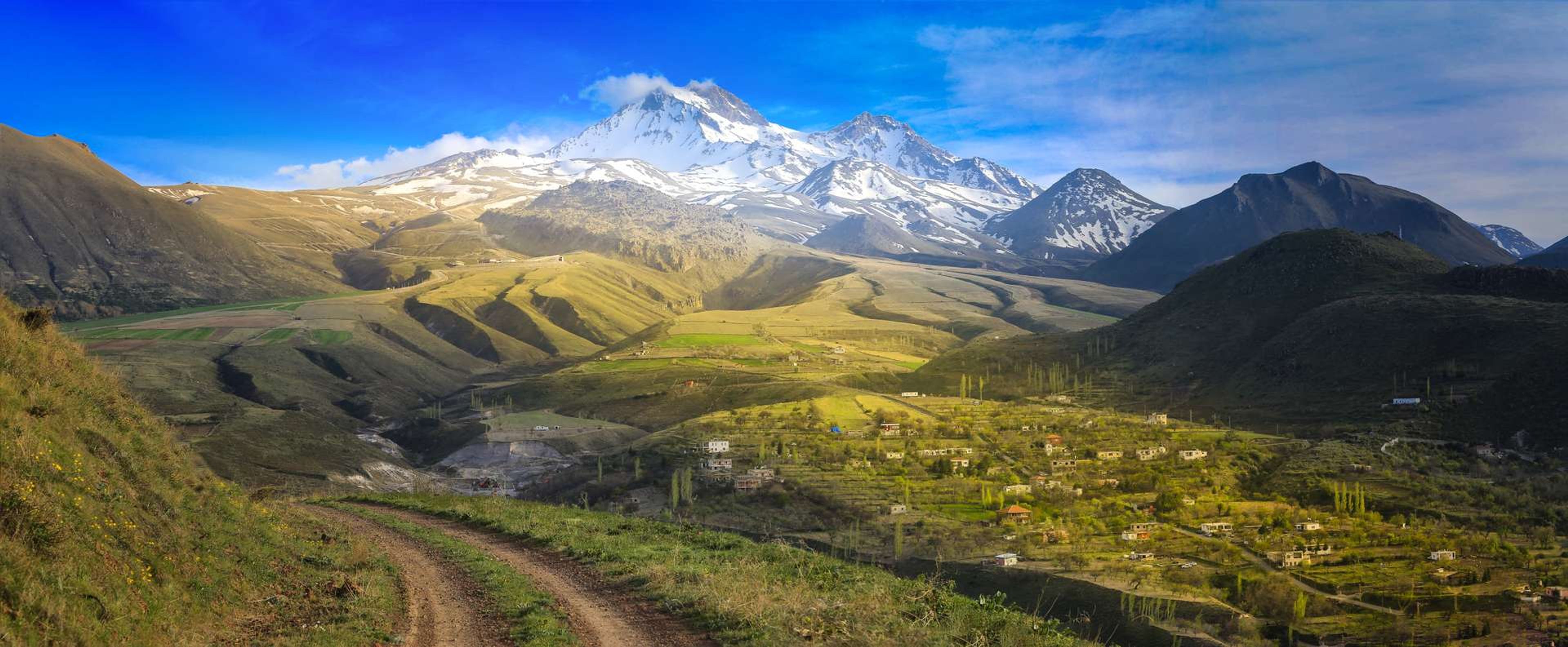 Turkije Kayseri Volcanic mountain Erciyes