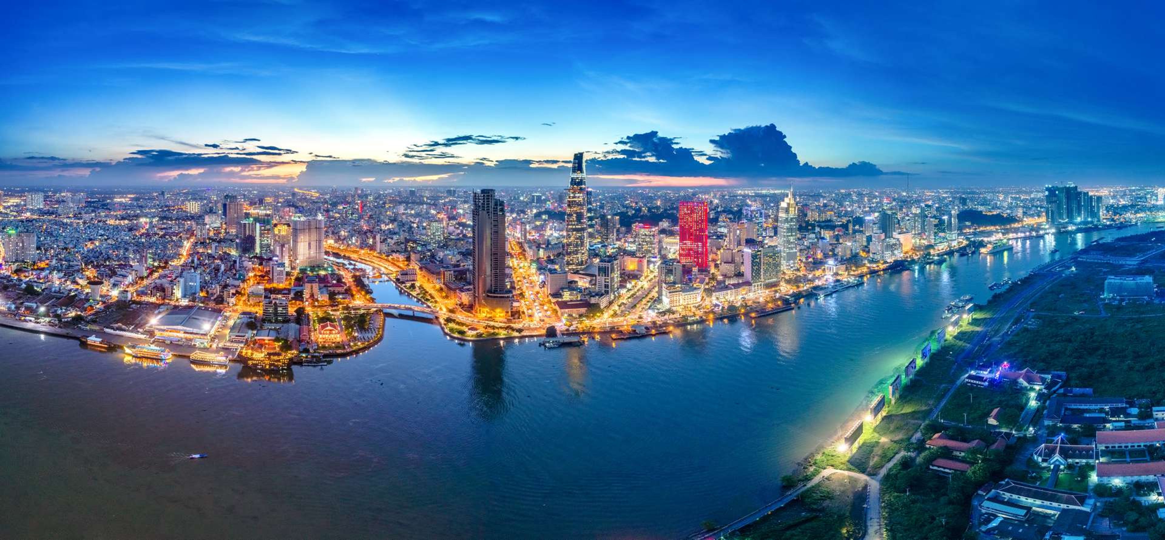 Vietnam Ho Chi minh City Panaroma